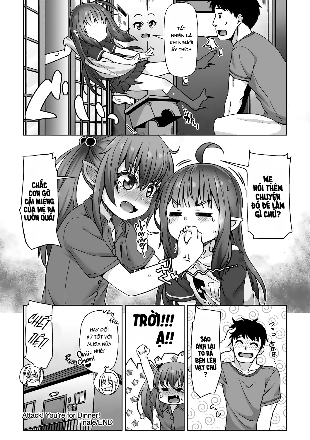 Đọc truyện hentai Tấn công! Anh là bữa tối của em! - Chap 4