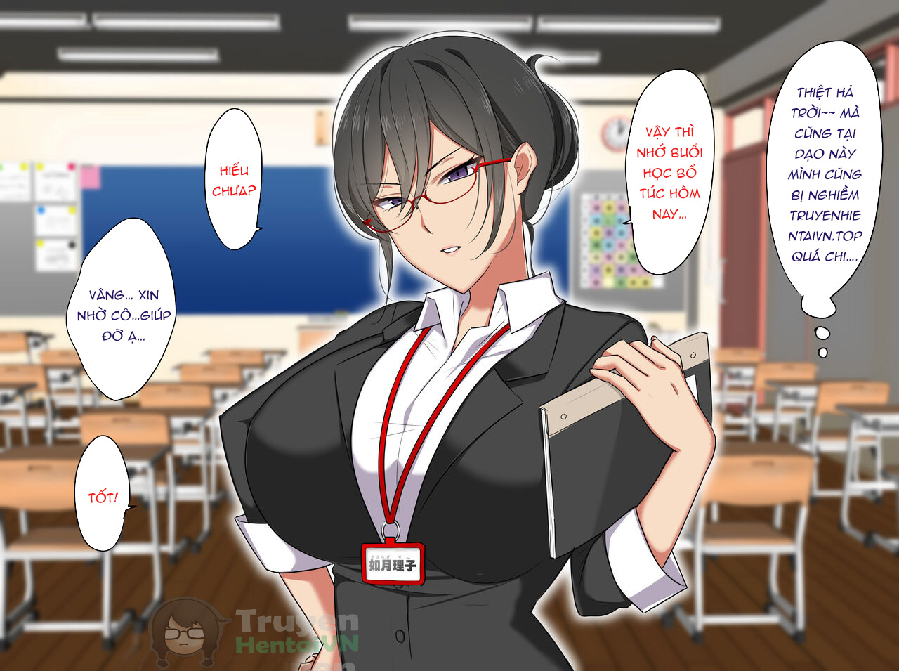 Đọc truyện hentai Sensei wa Boku no SeFri ~Oni Kyoushi Kisaragi-sensei - chap 1