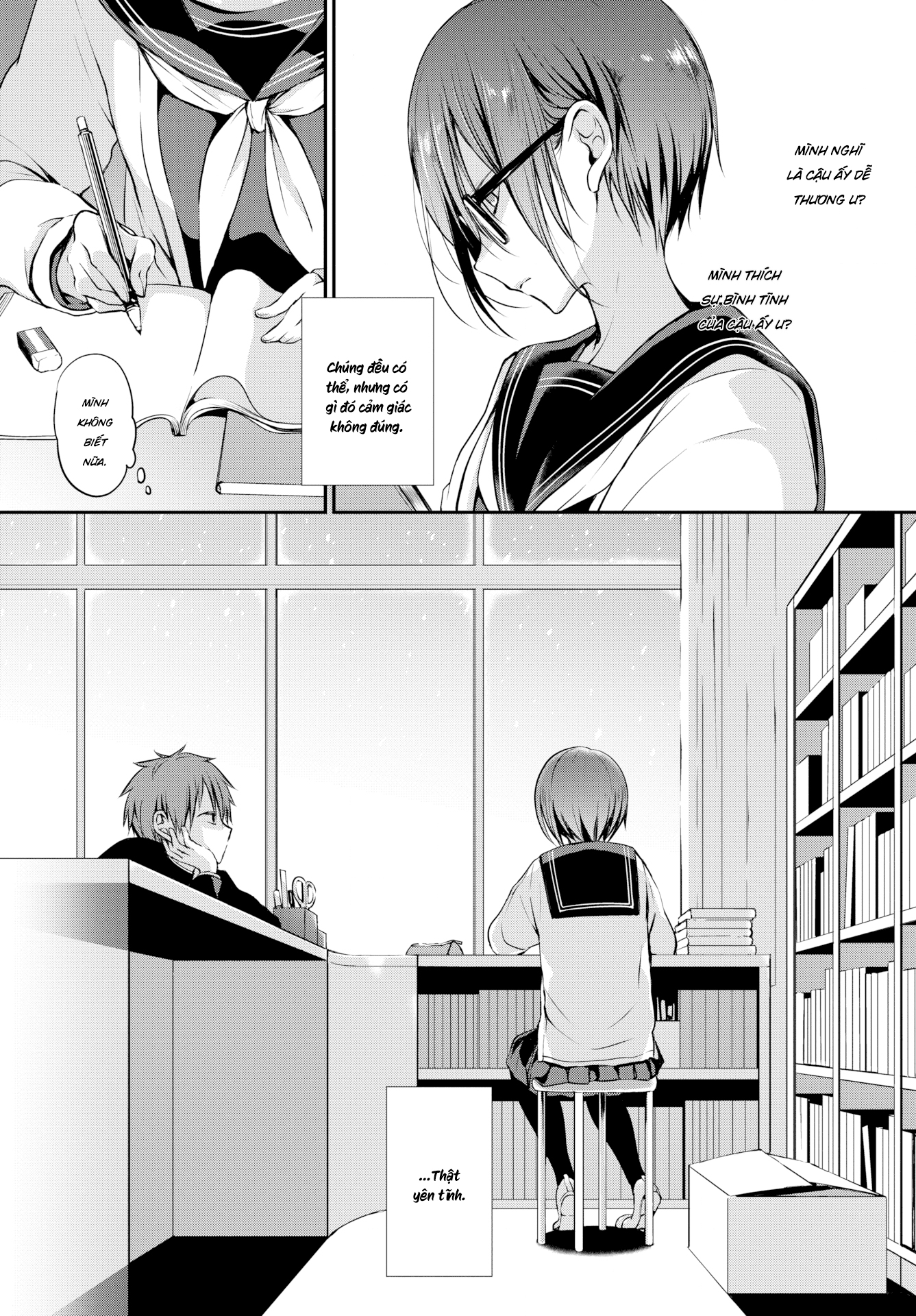 Đọc truyện hentai Cậu không cần nhìn chằm chằm vào tớ đâu - Oneshot