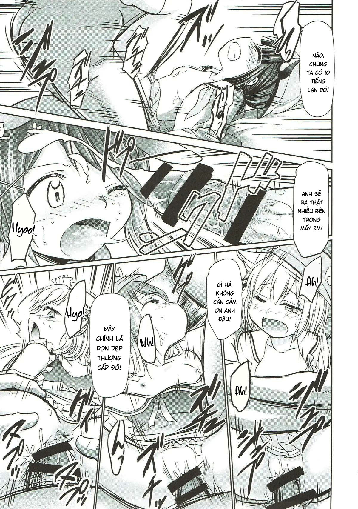 Đọc truyện hentai Công việc dọn dẹp vật liệu thượng cấp của Belfast - Oneshot nứng