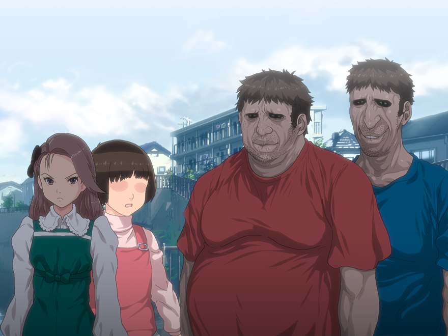 Đọc truyện hentai Futotta Otoko ga Shoujo ni Hanashi Kakeru Jian Hassei - Artist CG - Ảnh động