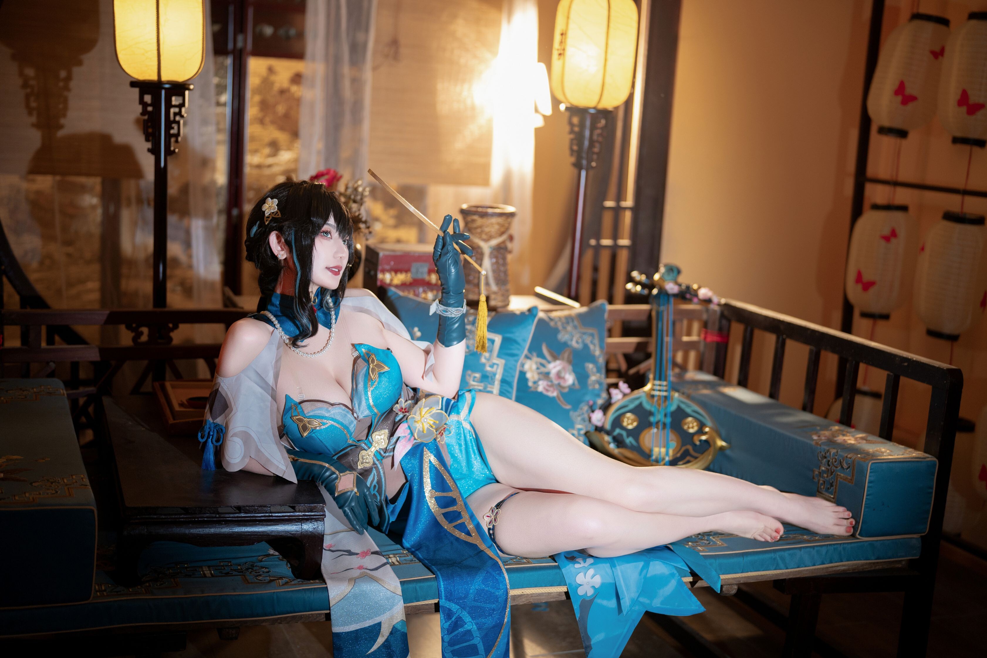Đọc truyện hentai Tuyển tập Albums siêu phẩm Cosplay - Chap 1022 - Xinglan is Lanlan and calls her Lanmei - Collapse of the Star Sky Railway Ruan Mei