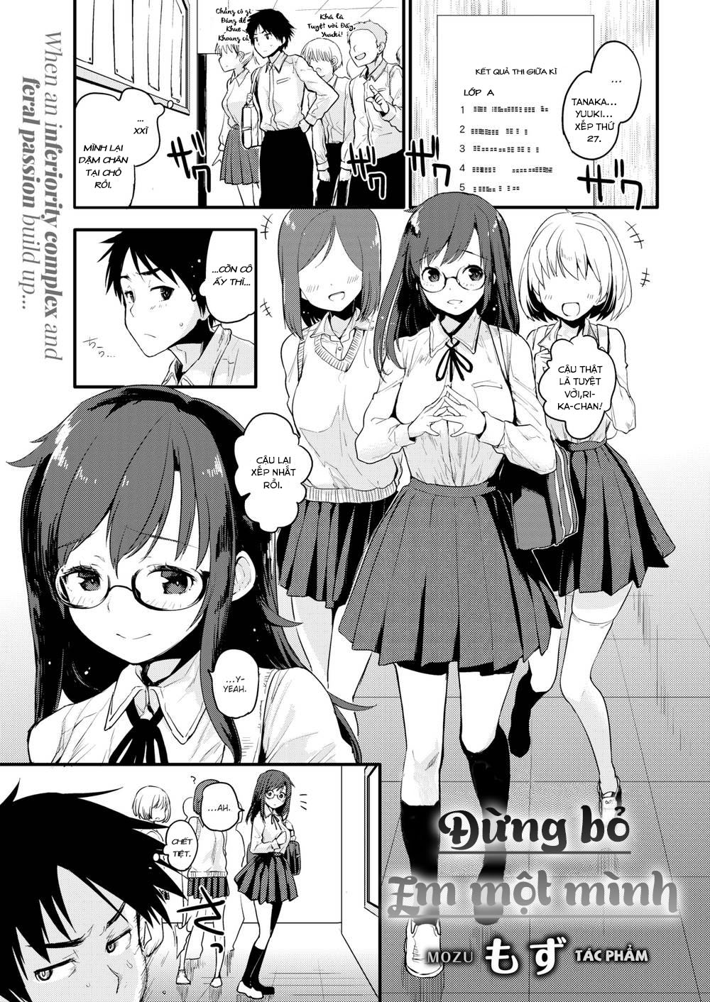 Đọc truyện hentai Đừng bỏ em một mình - Oneshot Không Che