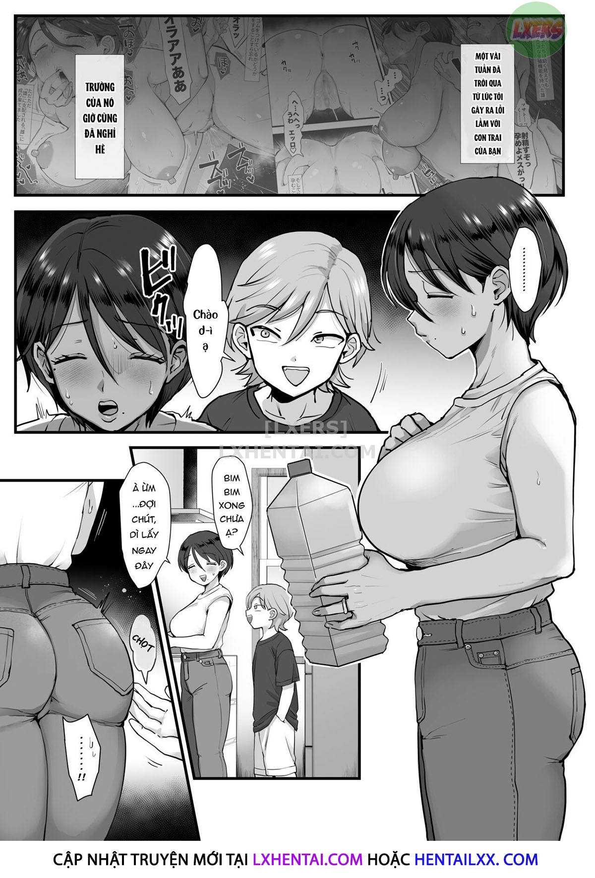 Đọc truyện hentai A Narrow-Eyed Gentle Big-Breasted Mama - Chap 2