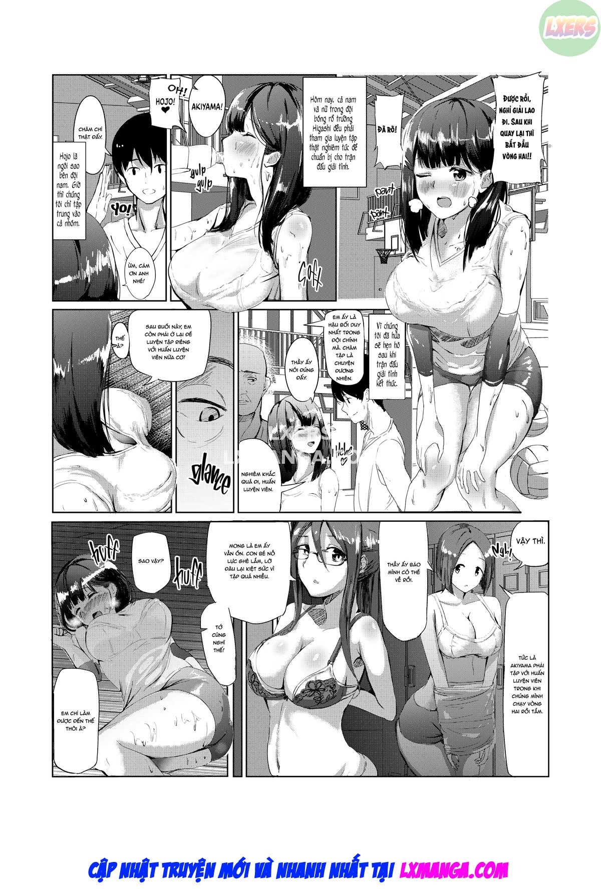 Đọc truyện hentai Và rồi tôi biết đến các cô gái trong câu lạc bộ bóng chuyền - Oneshot