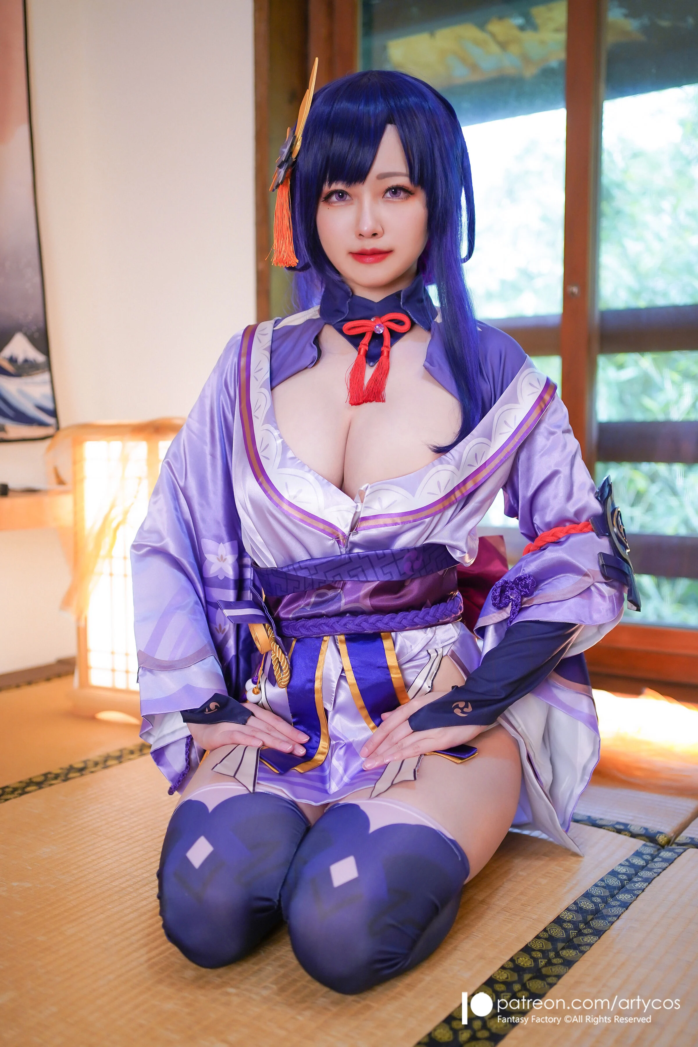 Đọc truyện hentai Tuyển tập Albums siêu phẩm Cosplay - Chap 296 - Arty Huang - Genshin Raiden Ei