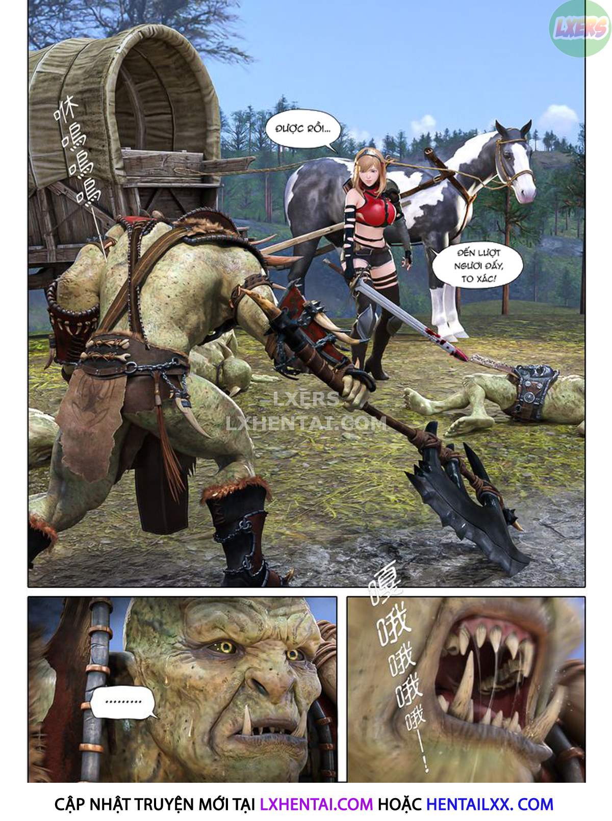 Đọc truyện hentai The Rose Fall Into Darkness - Chap 1