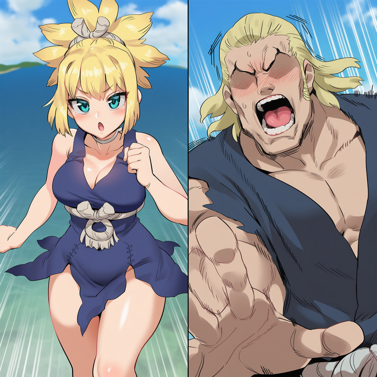 Đọc truyện hentai Tuyển tập Albums Art hentai - Chap 662 - Kohaku Vs Maguma