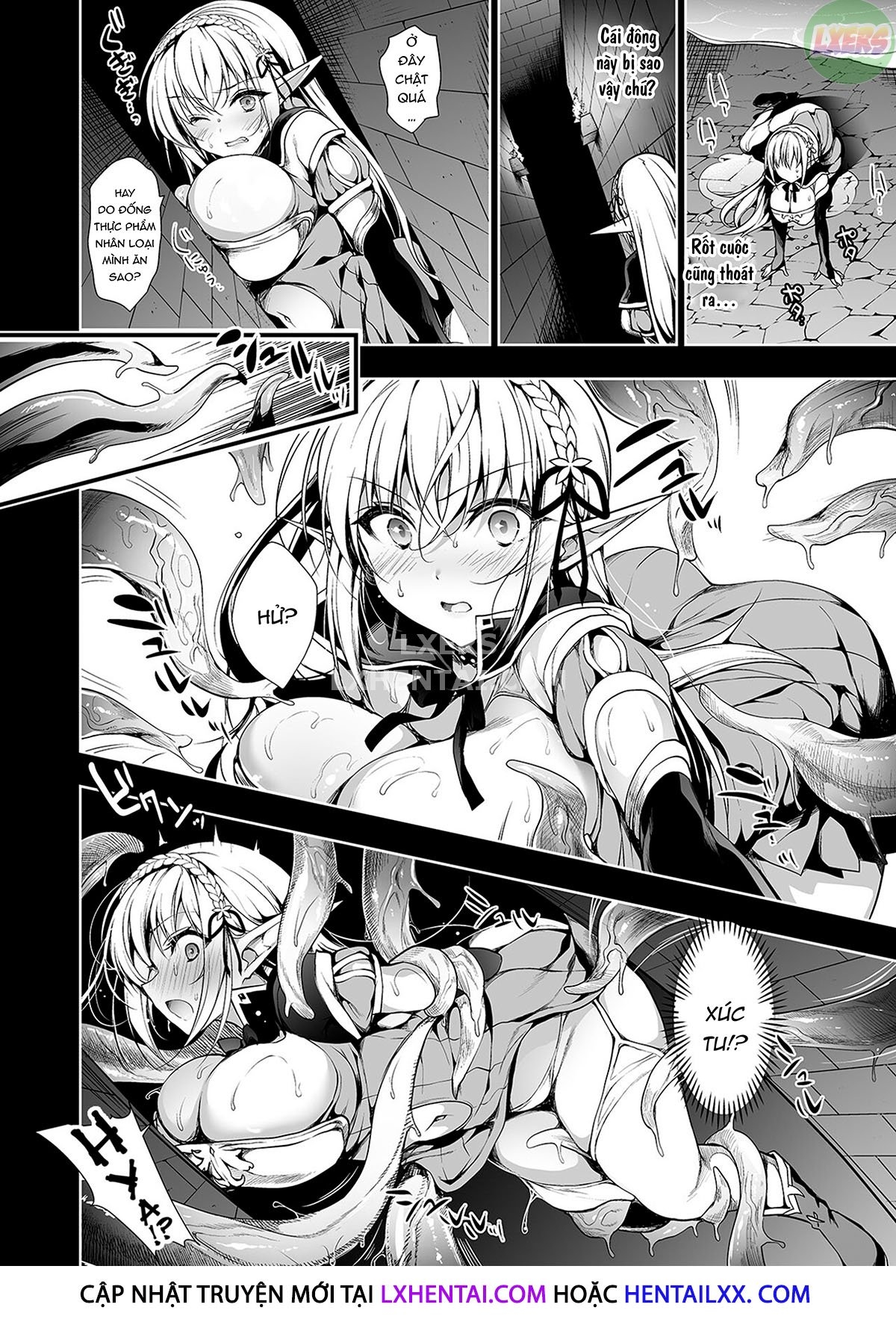 Đọc truyện hentai Elf ni Inmon o Tsukeru Hon - Chap 1 - LEVEL:1
