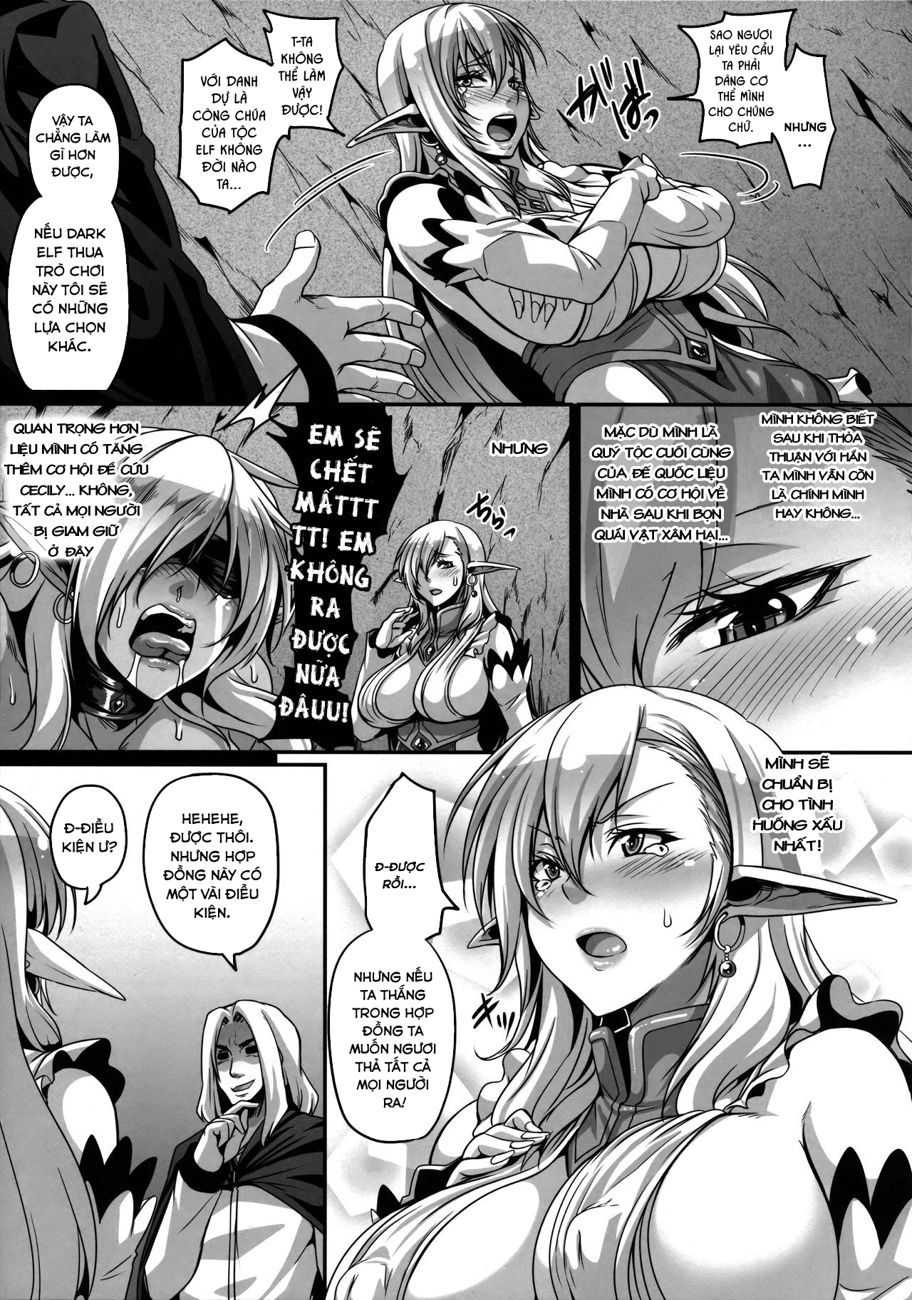 Đọc truyện hentai Reishuu No Dark Elf - Chap 2