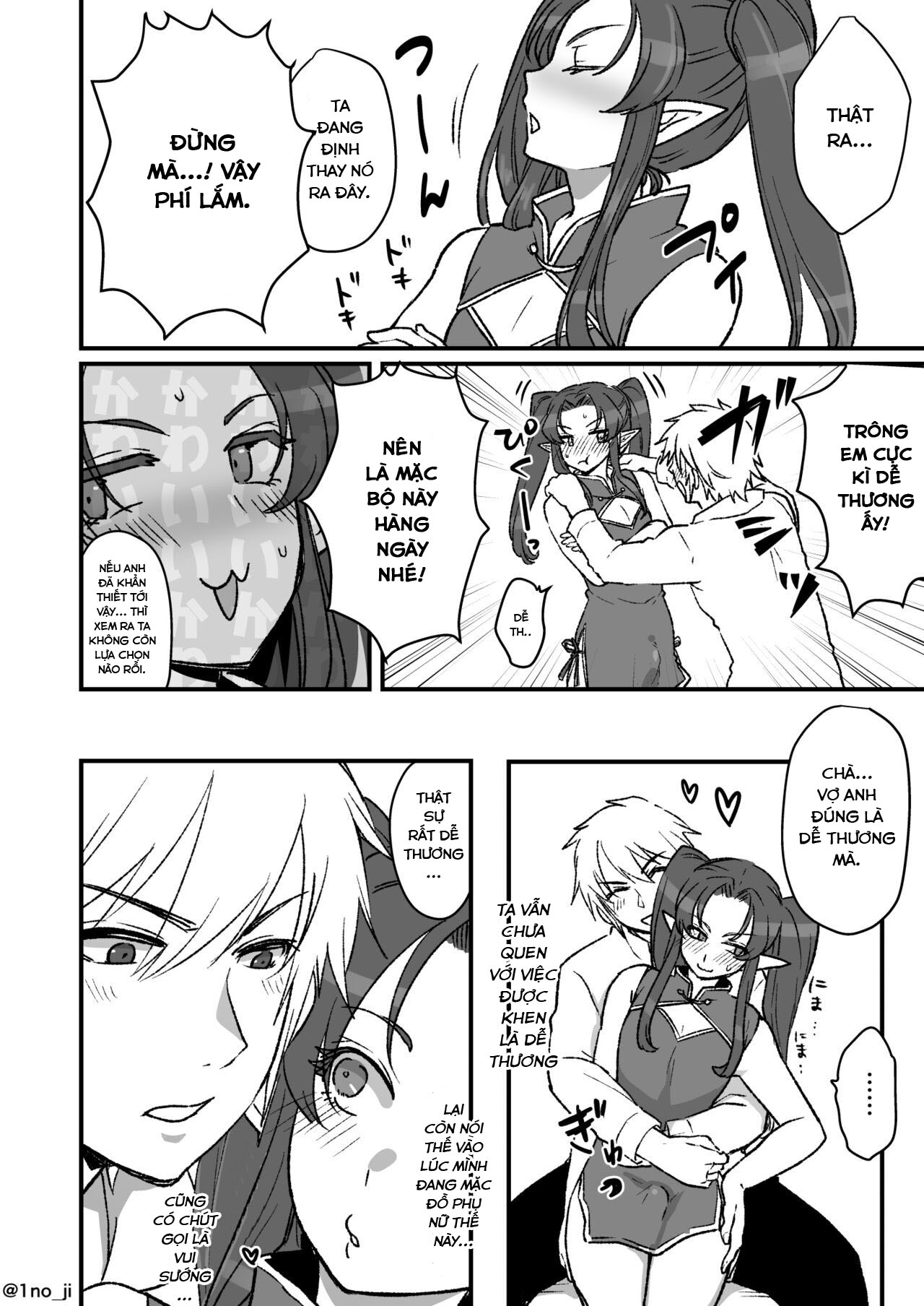 Đọc truyện hentai Câu chuyện về một cựu thủ lĩnh của quân đội Quỷ vương thua một anh hùng và bị biến thành nữ. - Oneshot