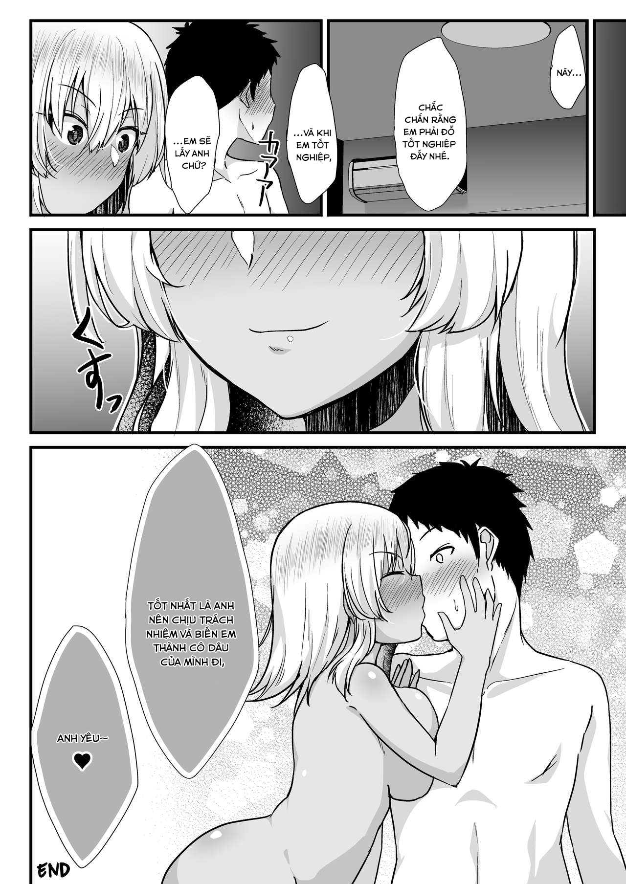 Đọc truyện hentai Kuro Gal JK o Tasuketara Doutei o Ubawarete Kayoizuma ni Natta Hanashi - Oneshot