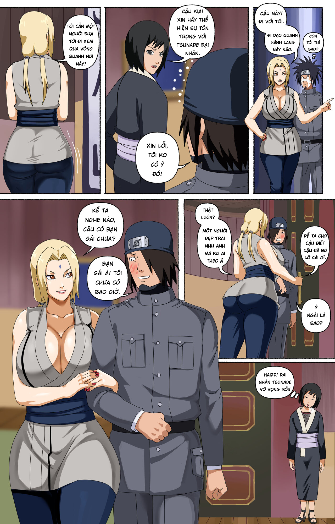 Đọc truyện hentai Tsunade and Her Assistants - Oneshot