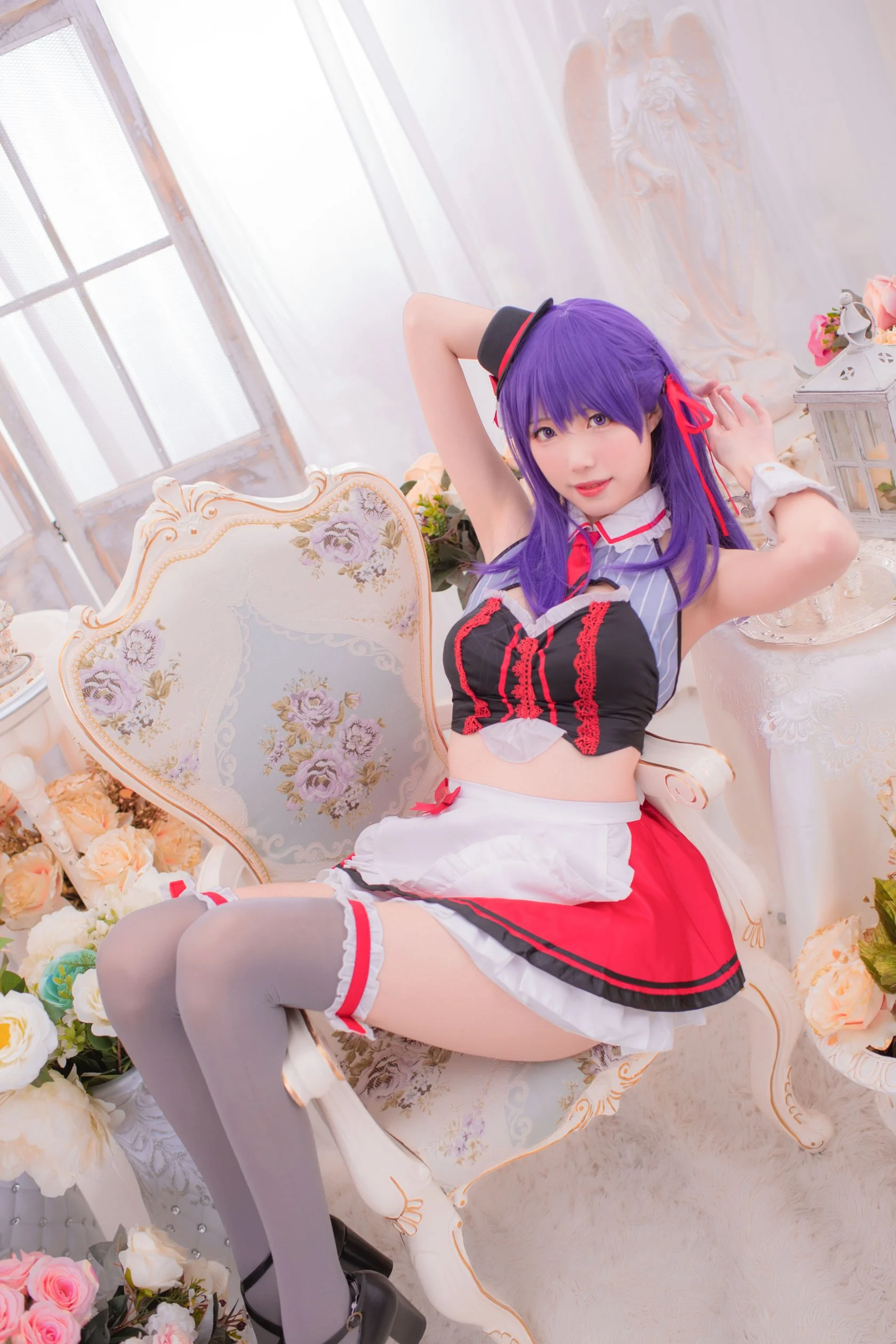 Đọc truyện hentai Tuyển tập Albums siêu phẩm Cosplay - Chap 918 - [Zhajiang Mumu] Sakura Maid