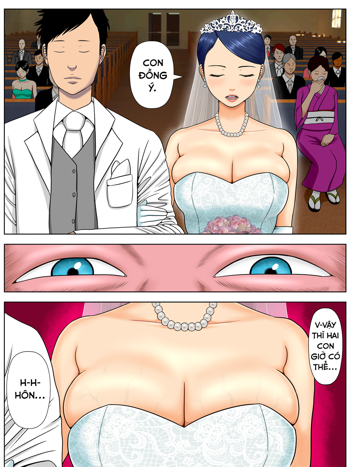 Đọc truyện hentai FUCK OR DIE - Chap 1. Case 1: Cô dâu và chú rể;
