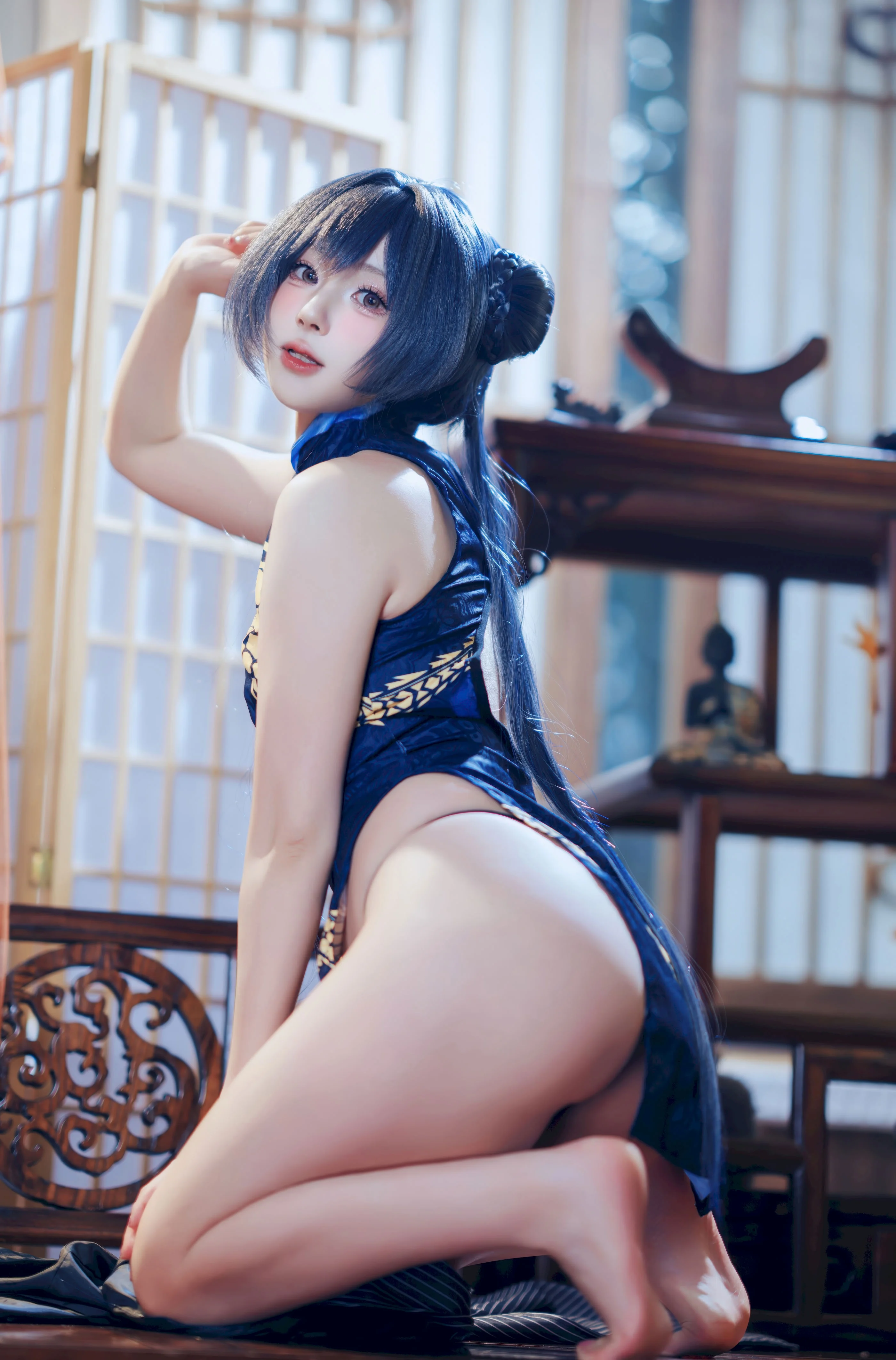 Đọc truyện hentai Tuyển tập Albums siêu phẩm Cosplay - Chap 1410 - Saionji Minamika, Azure Archives, Hime Saki