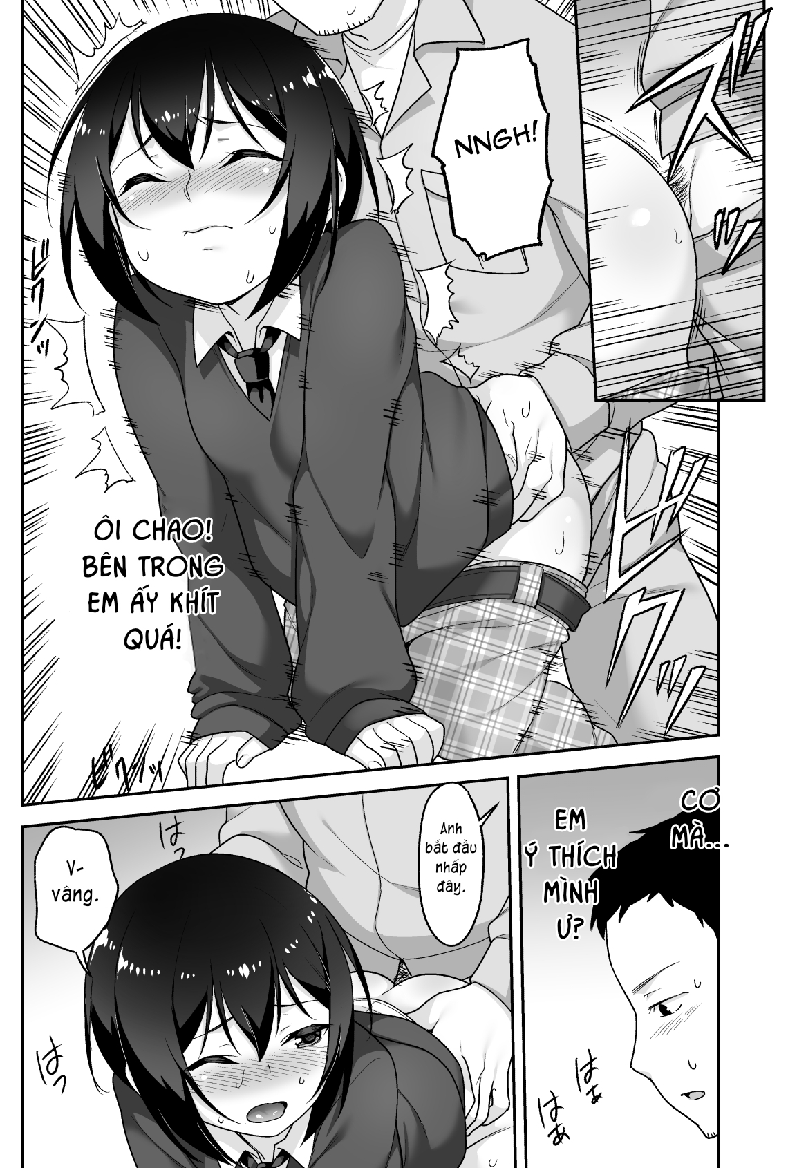 Đọc truyện hentai Anh bảo vệ may mắn và em học sinh xui xẻo. - Chap 3: Hăng máu.