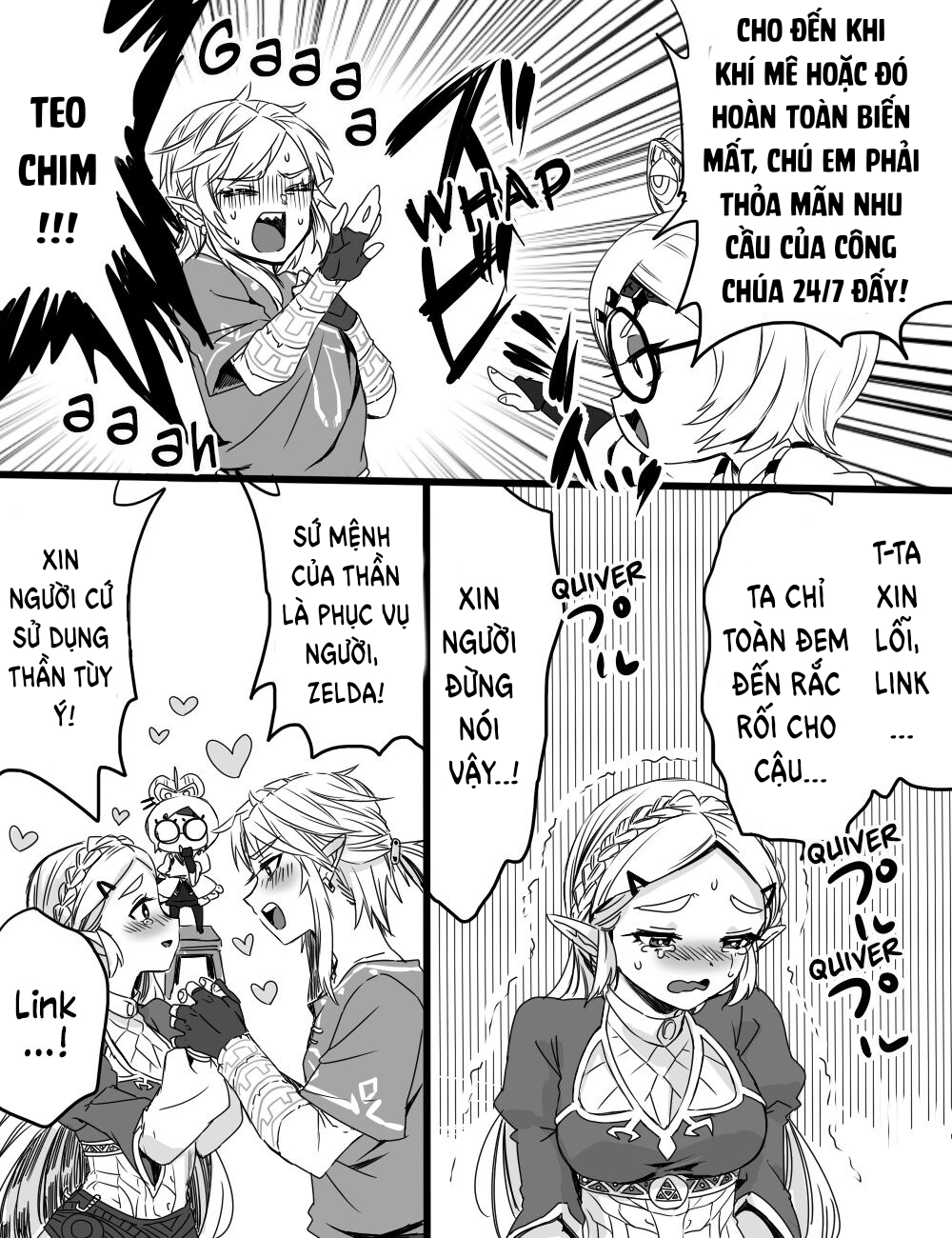 Đọc truyện hentai Vụ án Hồ Tình Yêu (The Legend of Zelda) - Chap II