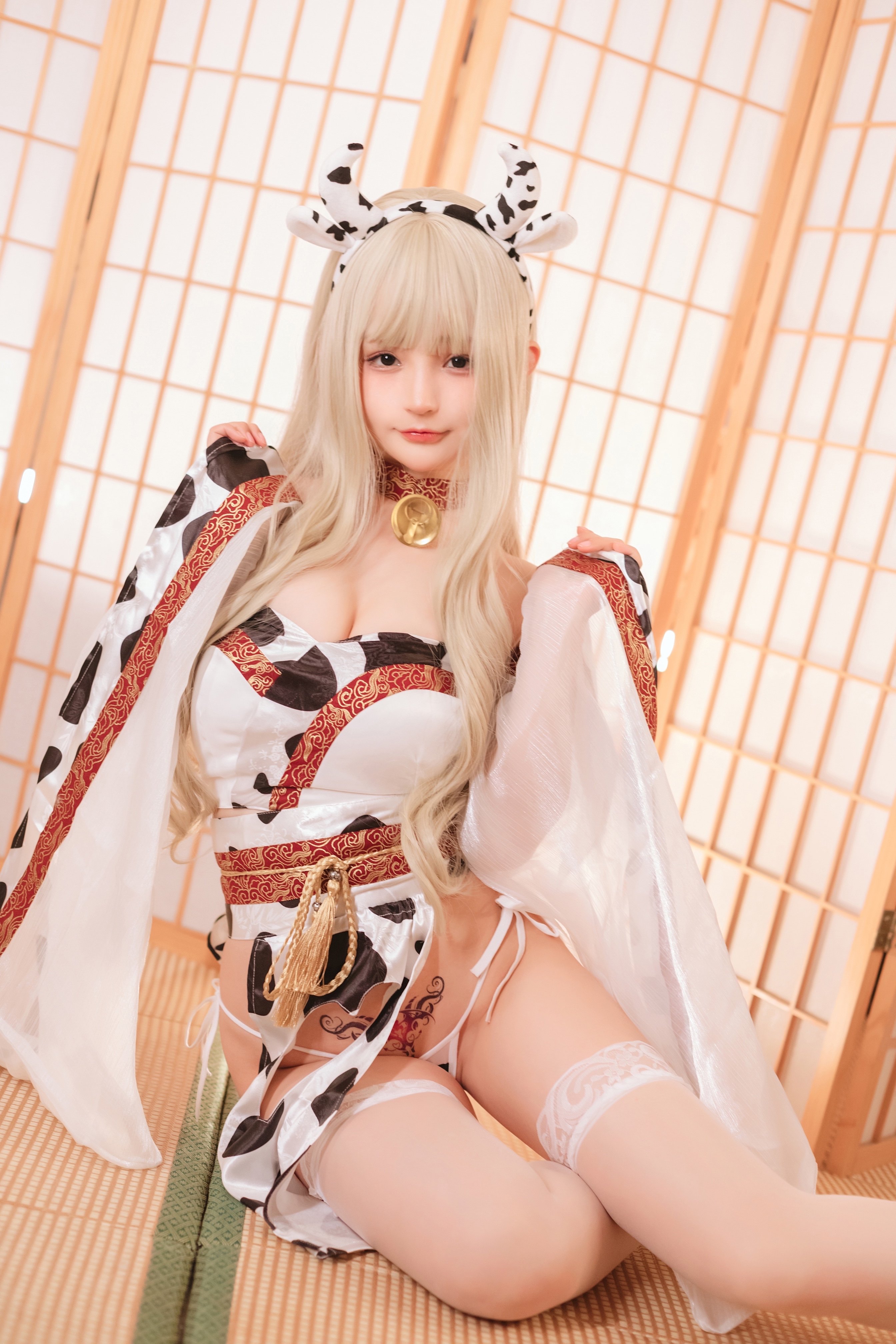 Đọc truyện hentai Tuyển tập Albums siêu phẩm Cosplay - Chap 1214 - Sakurai Ningning - Niuniuzi Kimono