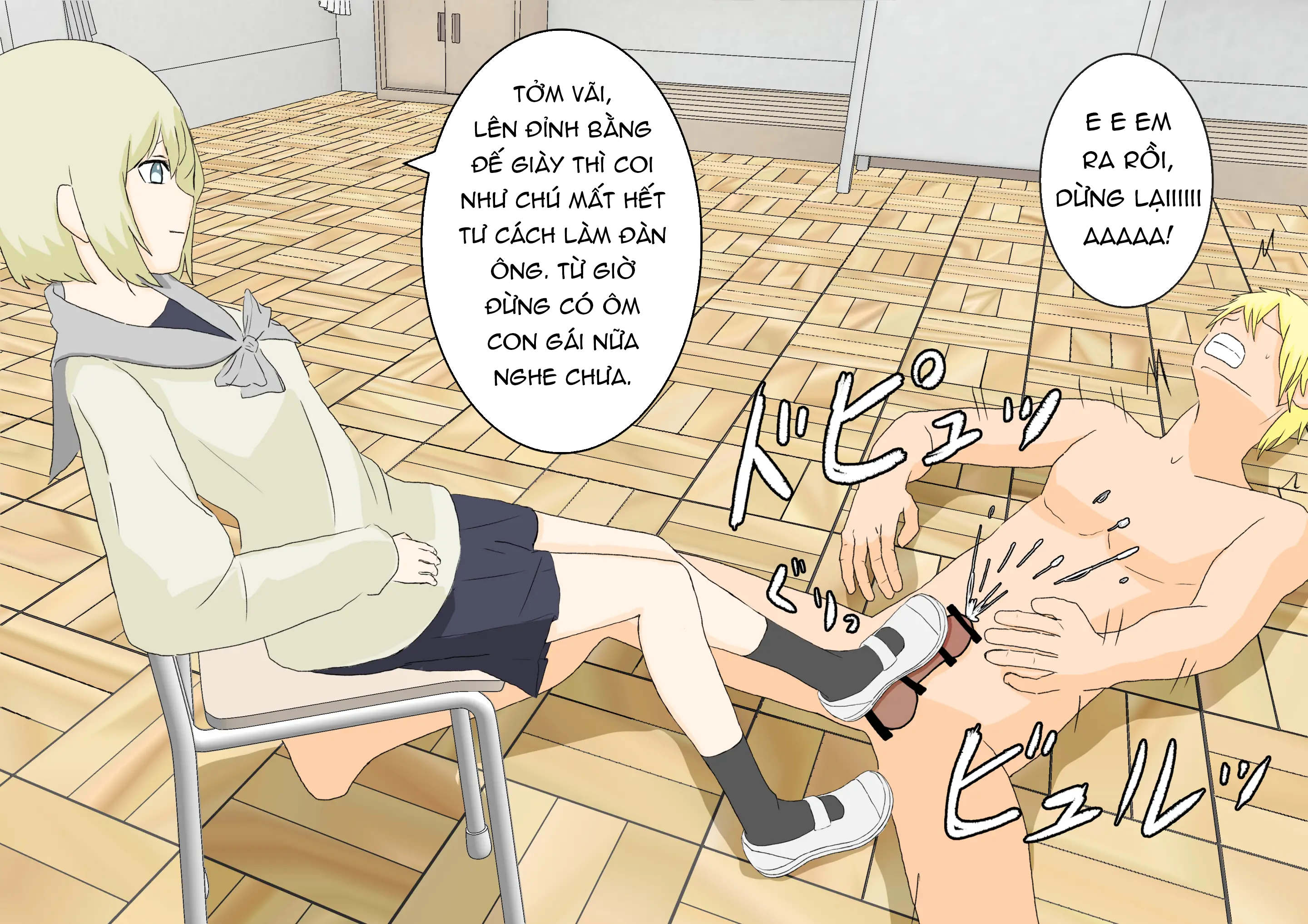 Đọc truyện hentai Hình phạt tra tấn chân của cán bộ kỷ luật - Oneshot