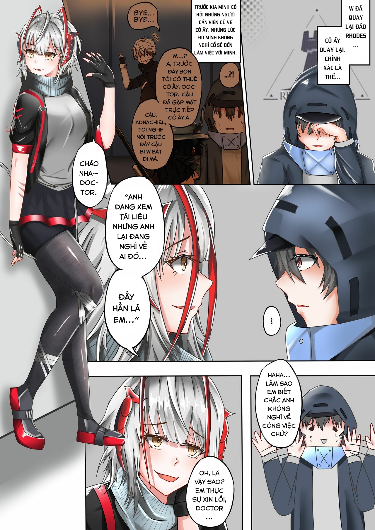 Đọc truyện hentai Cô gái ác quỷ ấy cũng là người tôi yêu. (Arknights) - Oneshot