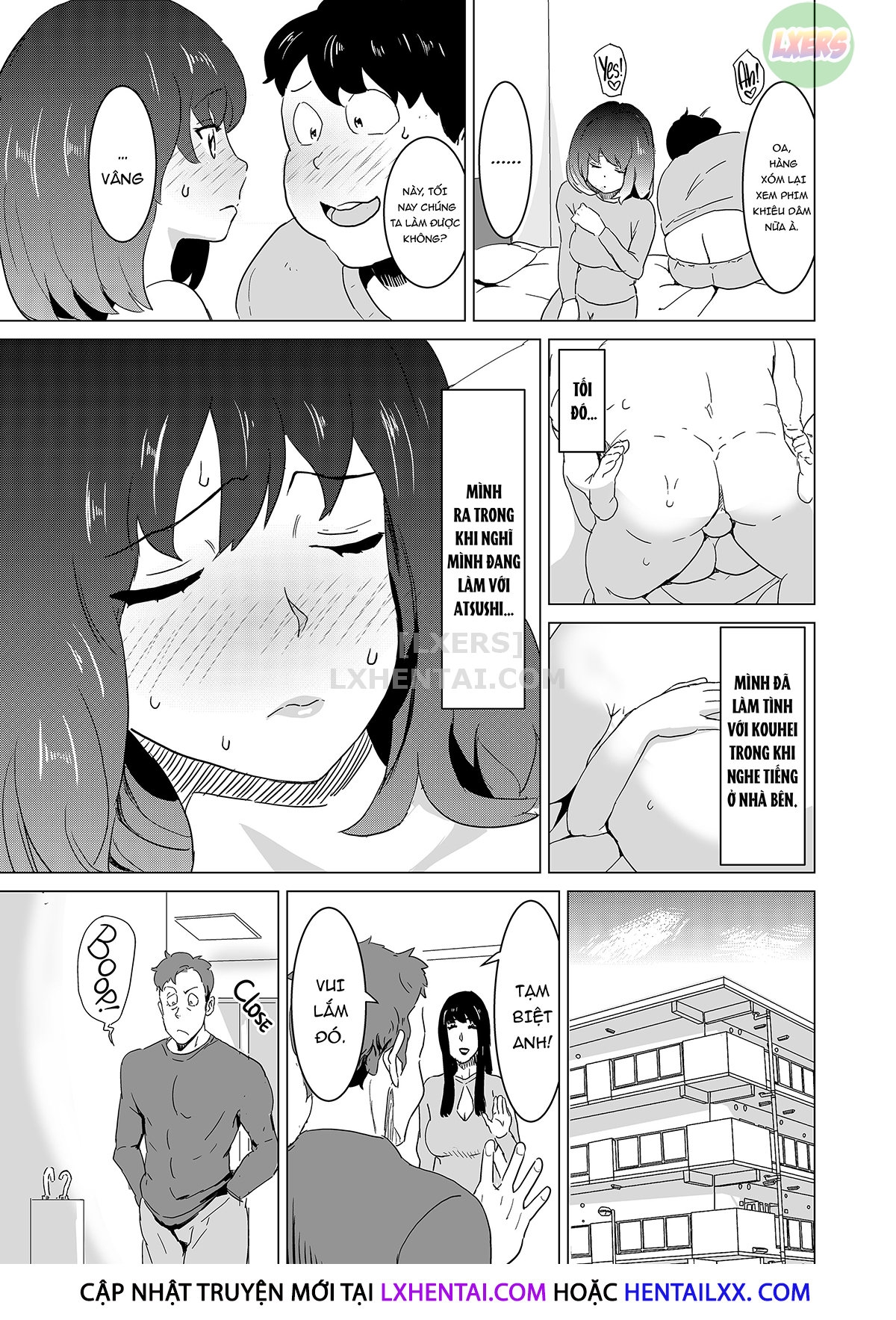 Đọc truyện hentai My Wife Would Never Moan Like in the Unrealistic Porn My Neighbor Watches - Chap 2