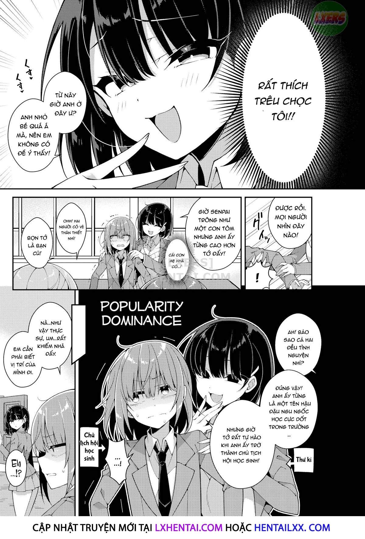 Đọc truyện hentai Huge Kouhai X Tiny Senpai - Oneshot