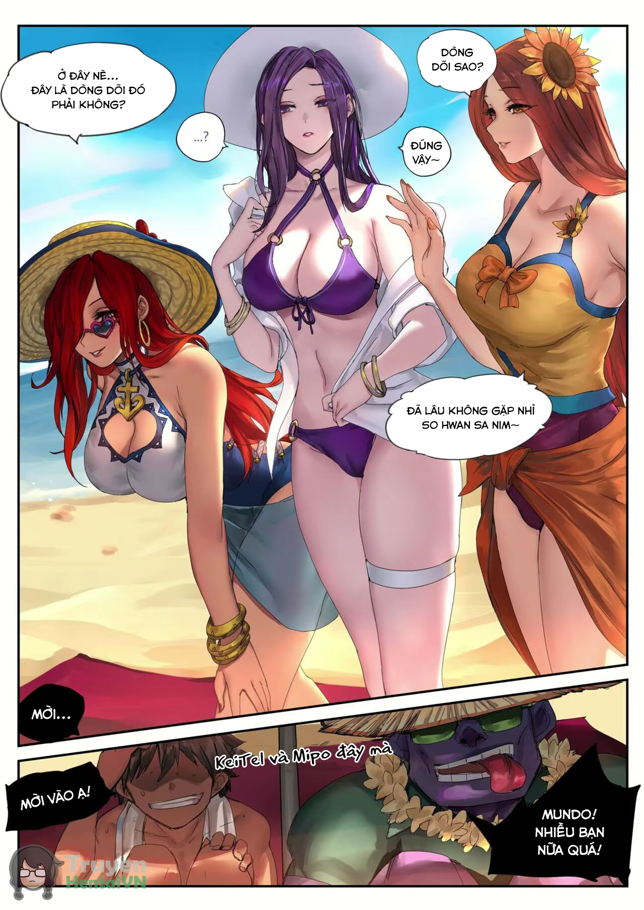 Đọc truyện hentai Pool Party - Summer in summoner's rift 2 - Oneshot