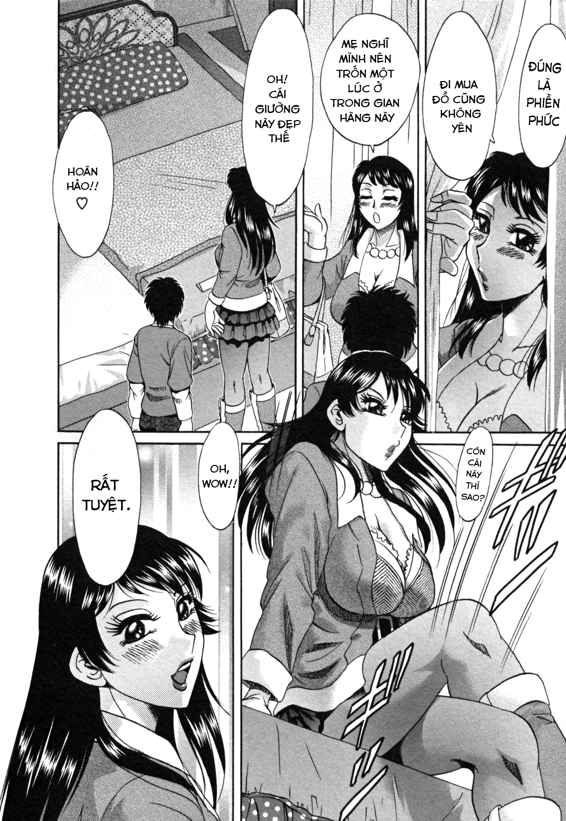 Đọc truyện hentai 2 người mẹ - Chap 11-Hoa hồng thì đỏ