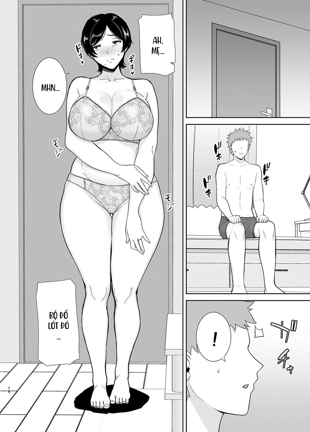 Đọc truyện hentai Mẹ cũng là phụ nữ - Chap 1 - Có che