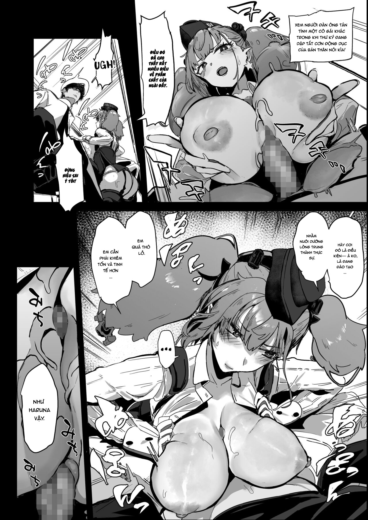 Đọc truyện hentai Gyakushuu! Yakimochi Musume Atlanta Juujun Gohoushi H Teitoku-san Rouraku Sakusen - Oneshot