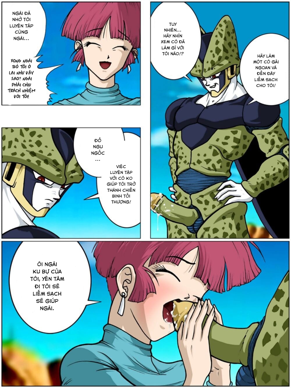 Đọc truyện hentai Giờ mới biết trước ngày đánh với cell goku luyện tập thế nào - Chap 1
