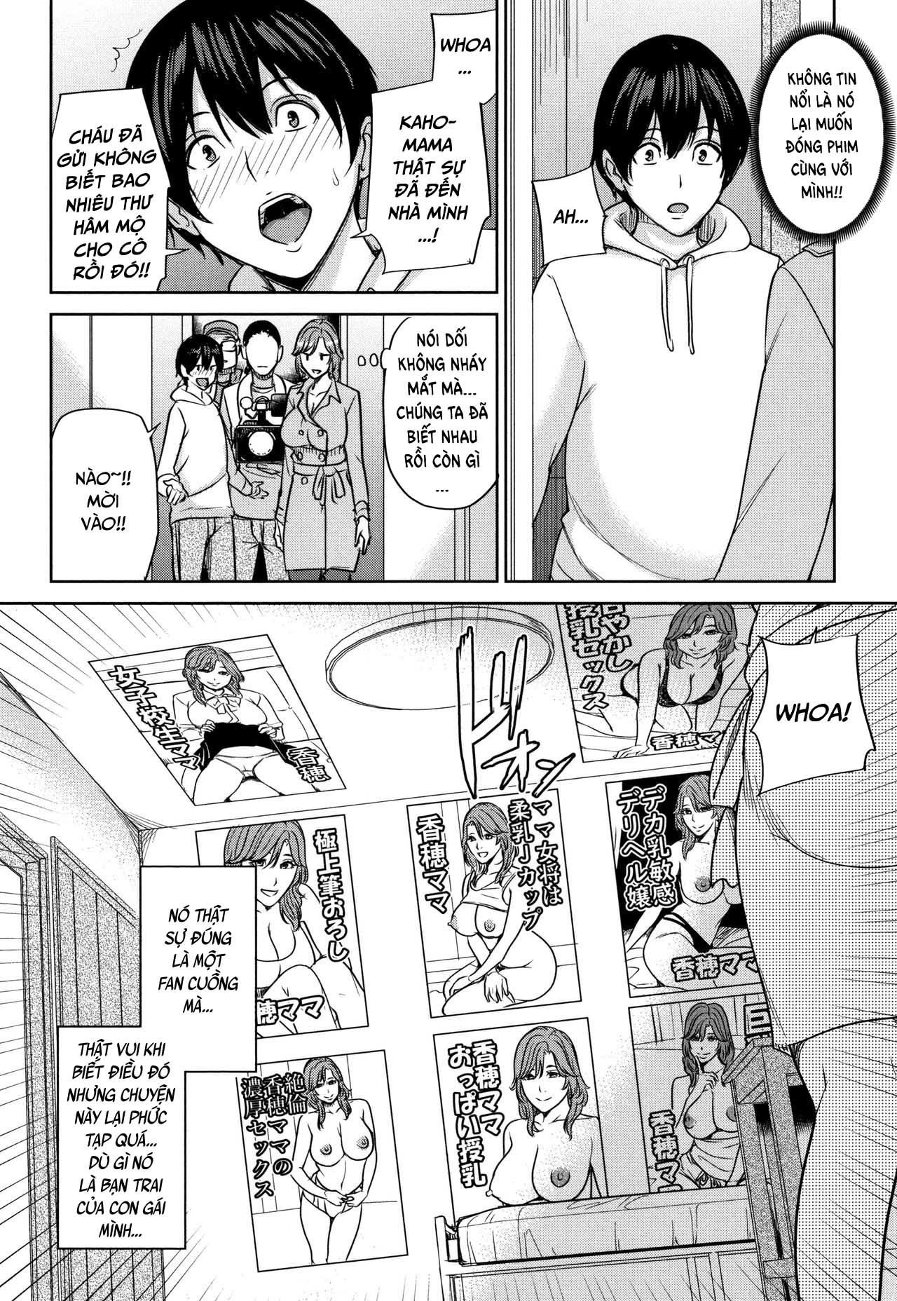 Đọc truyện hentai Kanojo no Mama to Deaikei de - Chap 6