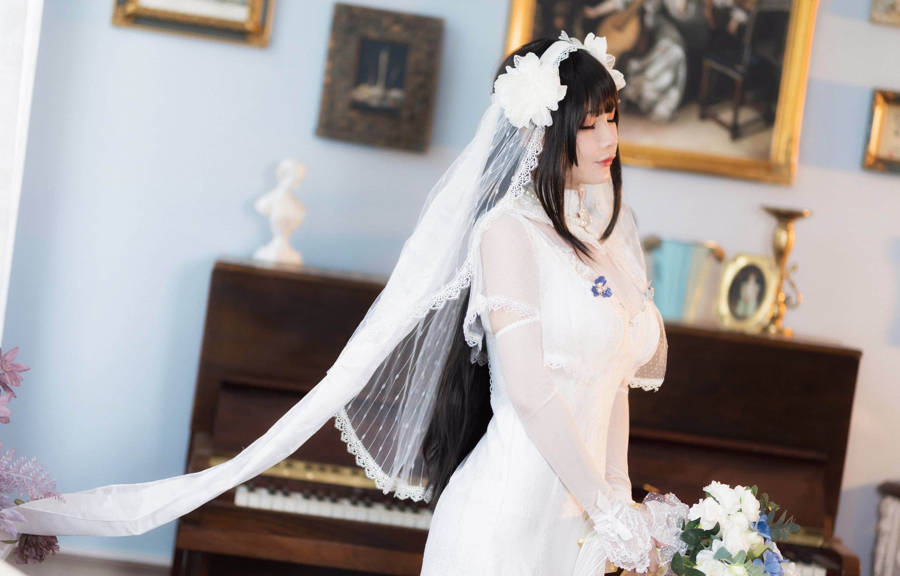 Đọc truyện hentai Tuyển tập Albums siêu phẩm Cosplay - Chap 827 - Qianyu - Yan Newlywed Sexy Bride