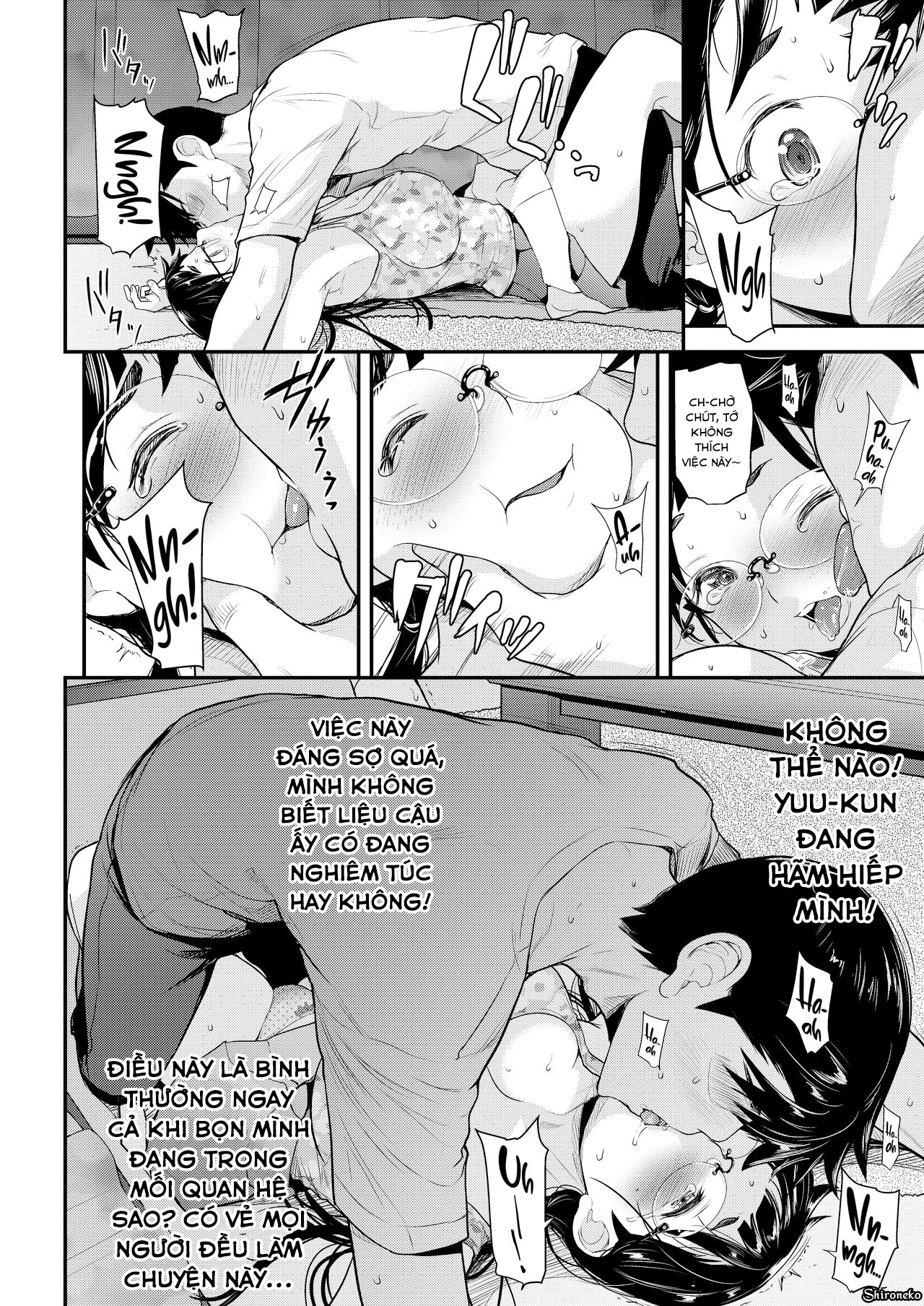 Đọc truyện hentai Jimiko to Ichinichijuu Sex - Chap 4 - Jimiko to Ichinichijuu Sex 4 - Futarikiri no Juken Benkyou wa...