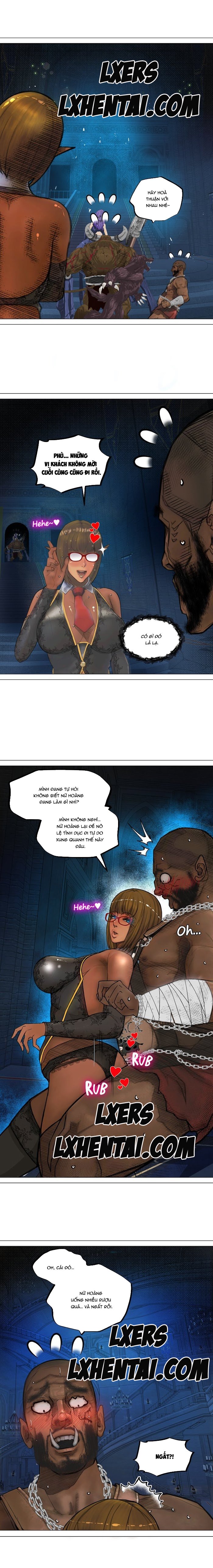 Đọc truyện hentai Nữ Hoàng Dark Elf Và Nô Lệ Orc - Chap 7