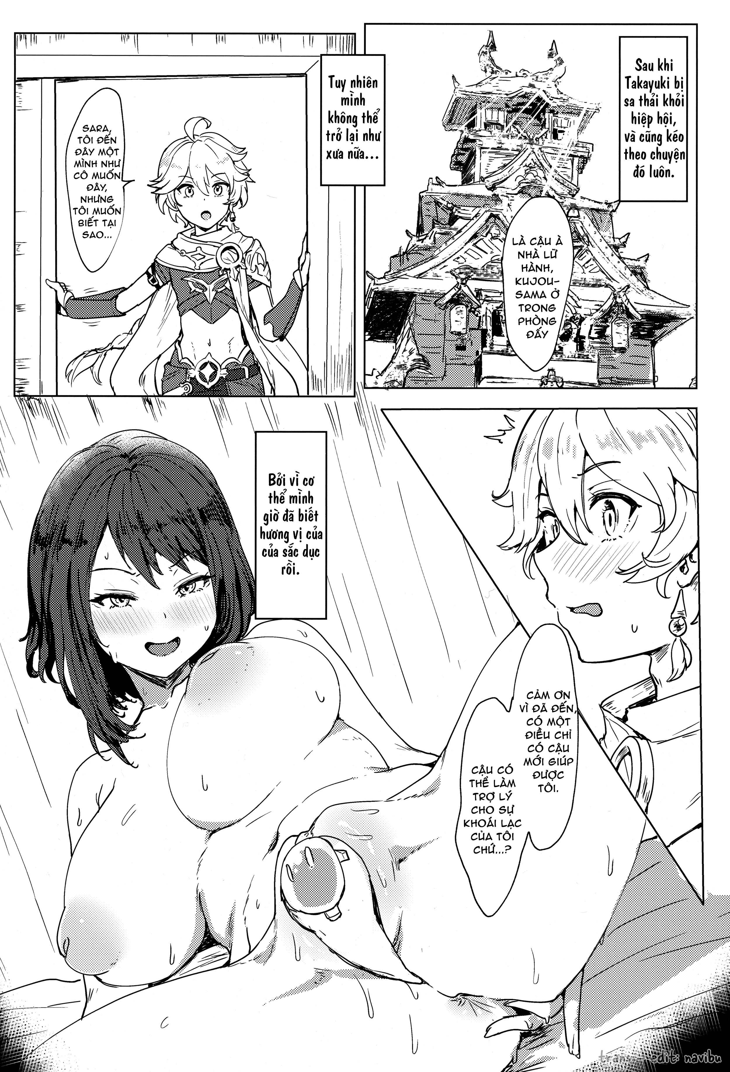 Đọc truyện hentai Công việc tại hiệp hội Tenryou - Tất cả vì Shogun đại nhân!