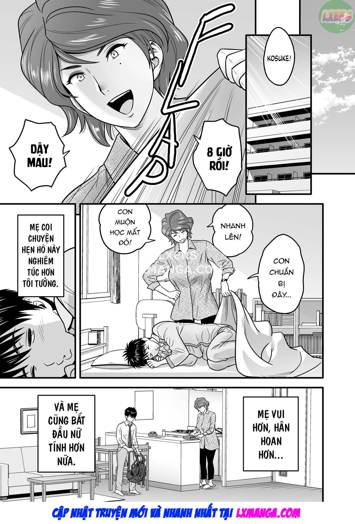 Đọc truyện hentai Vì mẹ tôi trở thành người yêu của bạn tôi - Chap 1