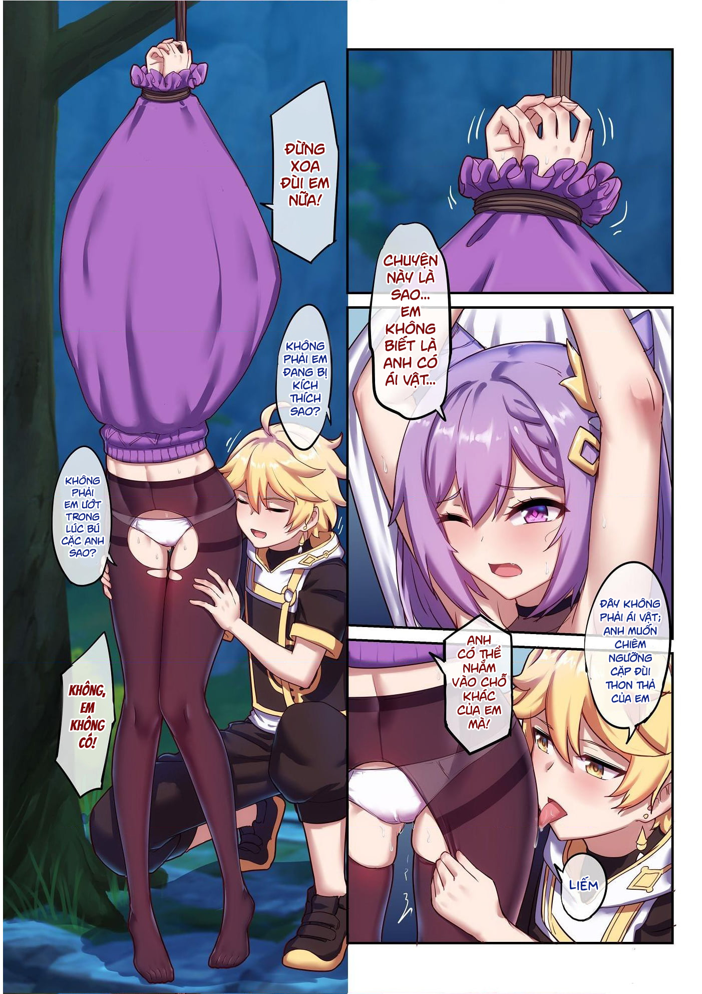 Đọc truyện hentai Keqing hẹn hò với Nhà Lữ Hành - Oneshot