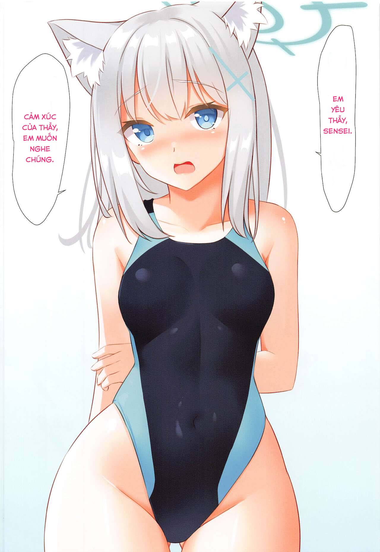 Đọc truyện hentai Địt nhau sau khi tỏ tình (Blue Archive) - Oneshot