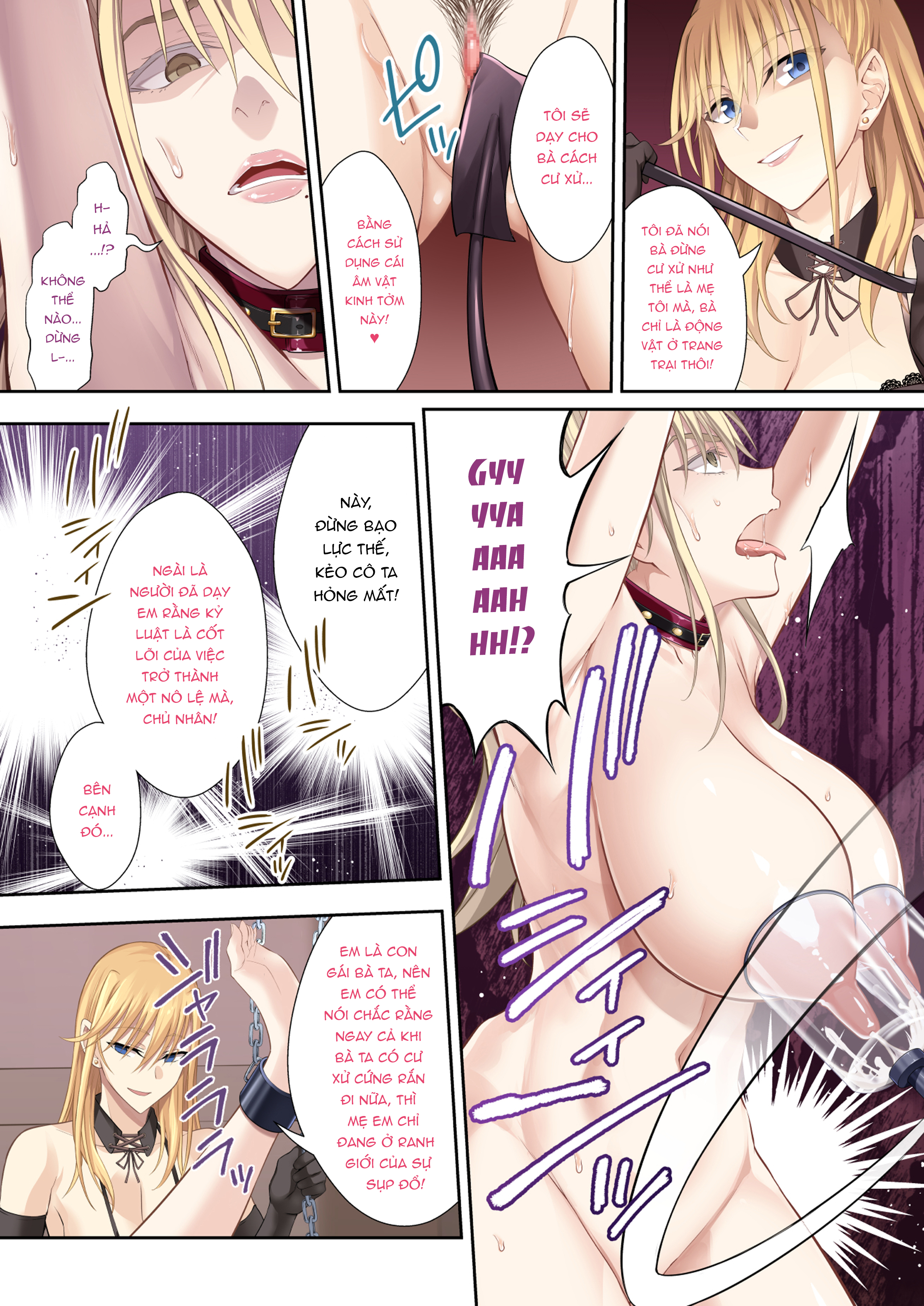Đọc truyện hentai (Ijima Yuu) Kinpatsu Bakunyuu No Russia Hitoduma Gakuenchou Koudou Maria Ga Ochirumade [Part 3] - Chapter 02
