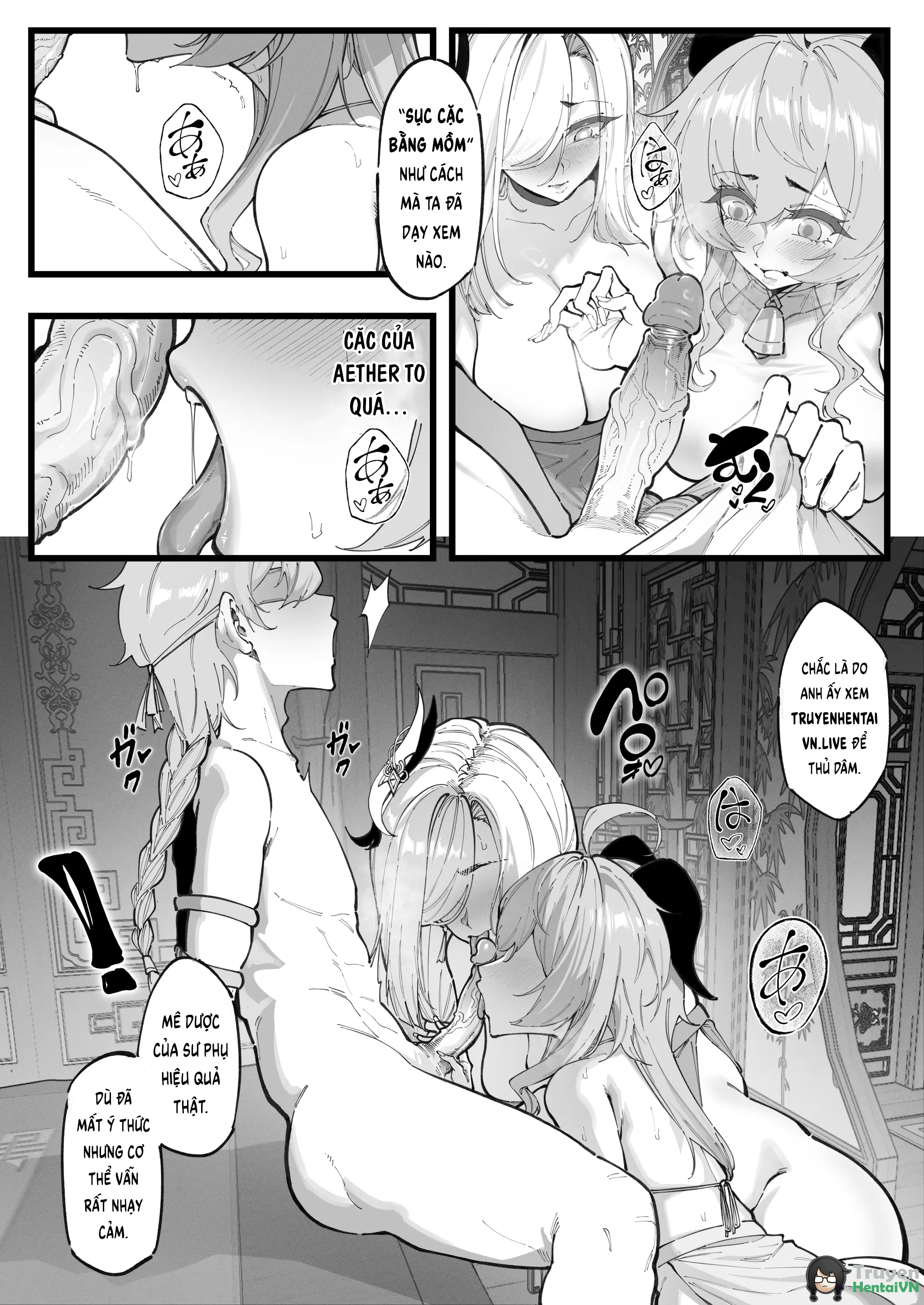 Đọc truyện hentai Bài kiểm tra dành cho Aether 02 - Oneshot