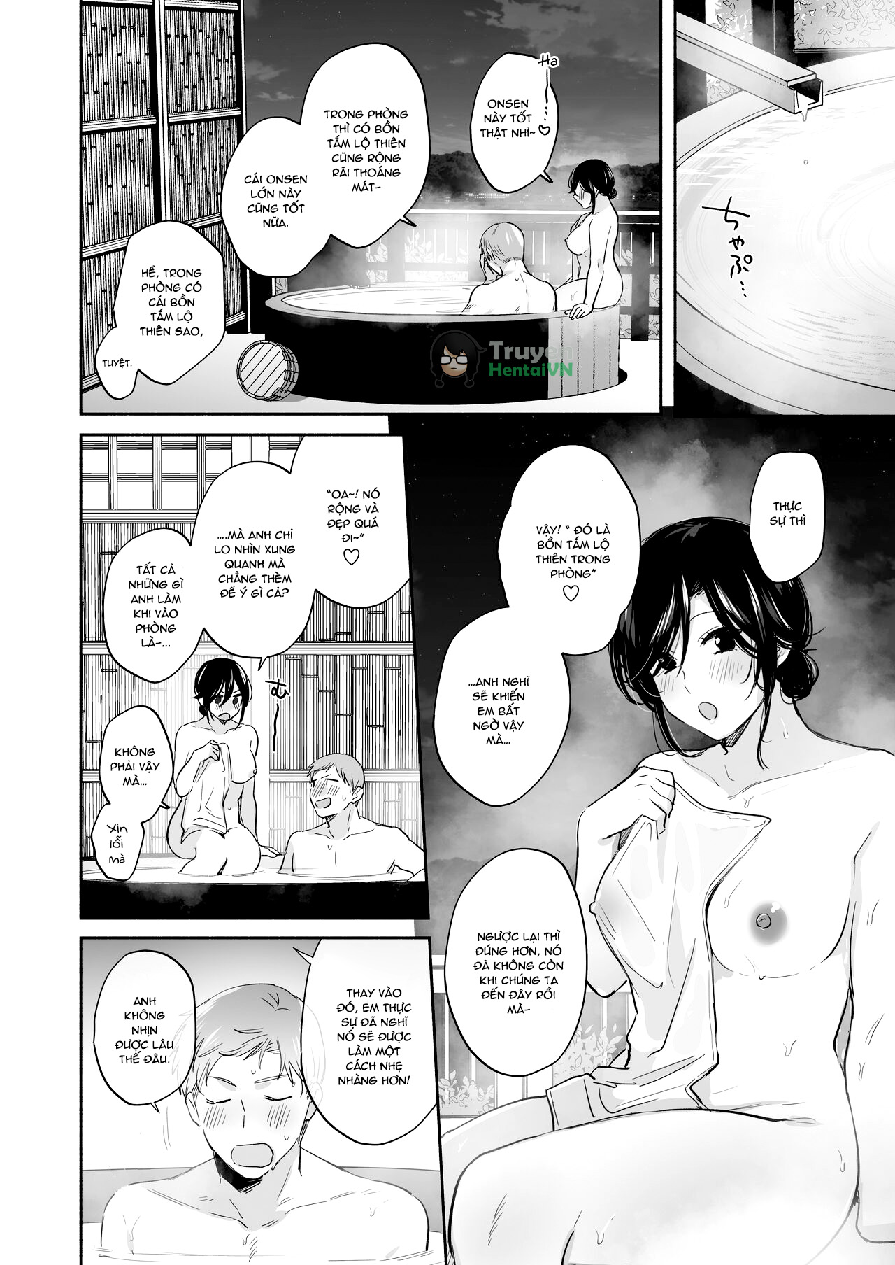 Đọc truyện hentai Suki Araba Kareshi no Seiheki o Yugametai! ~Gaman Genkai!! Icha Love Onsen Ryokou~ - Oneshot