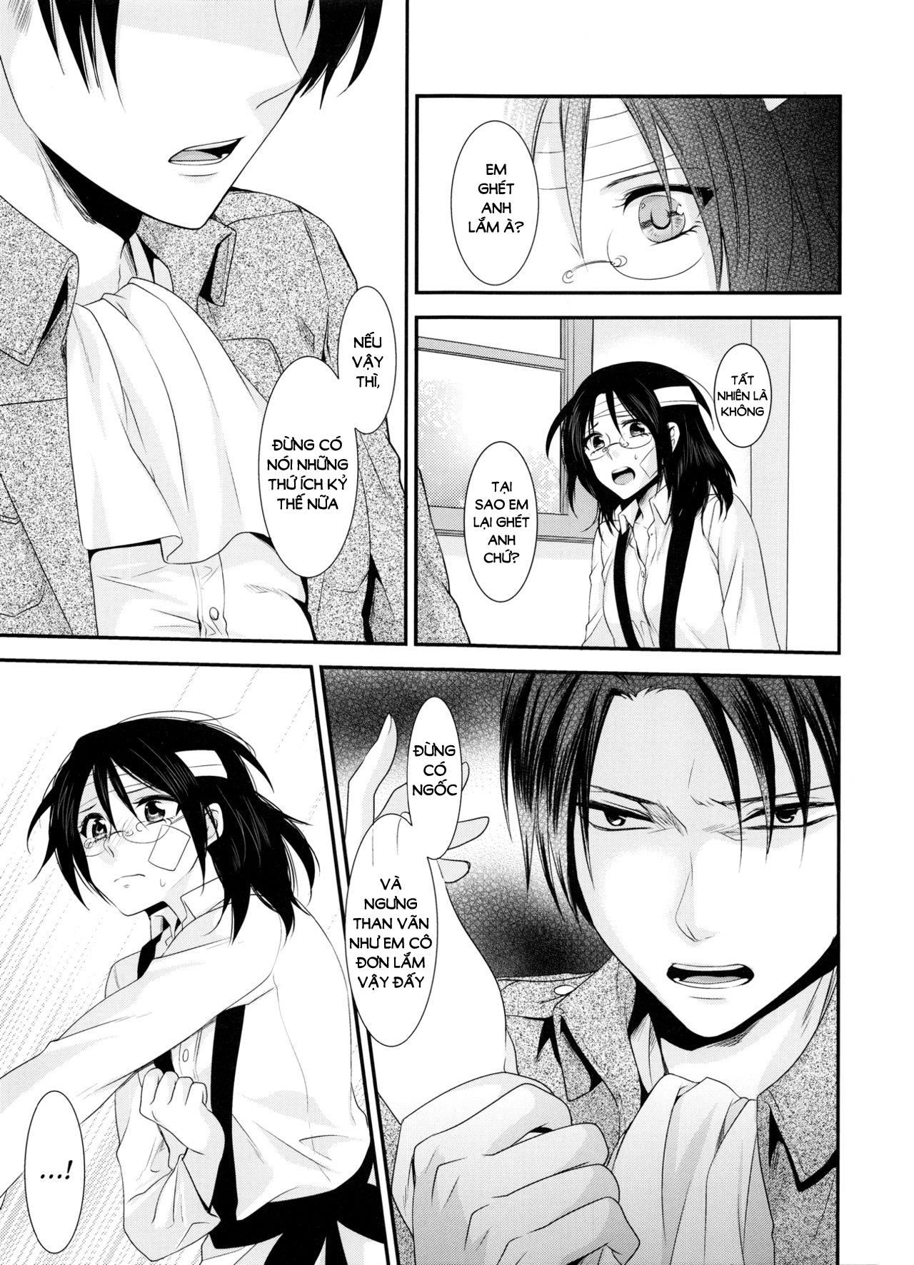 Đọc truyện hentai Kiss me once again (Shingeki no Kyojin) - Chap 5