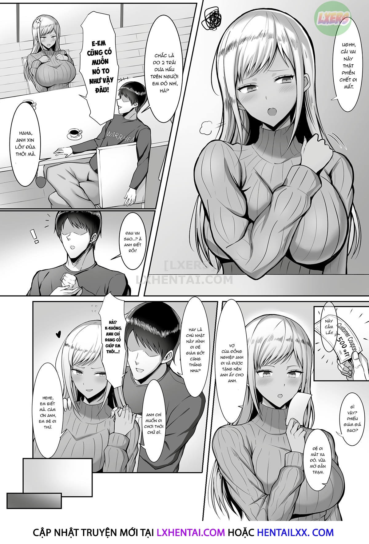 Đọc truyện hentai Mát-xa cho bà nội trợ - Oneshot