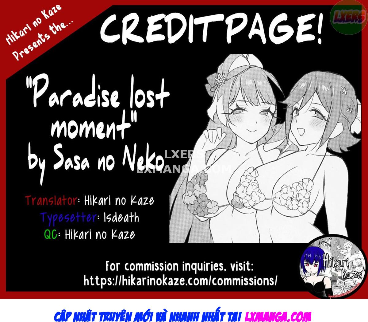 Đọc truyện hentai Khoảnh khắc thiên đường đã mất - Oneshot