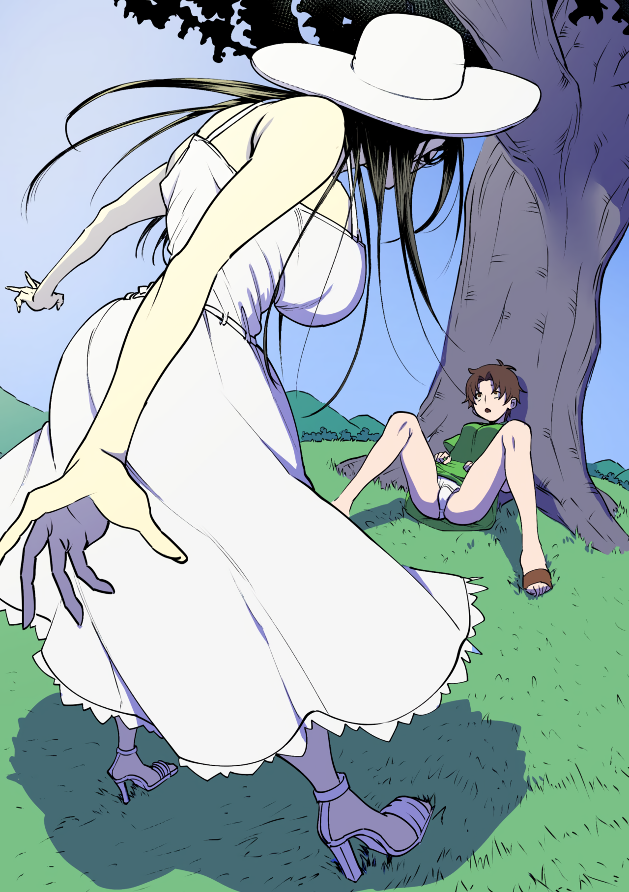 Đọc truyện hentai Mùa Hè Vĩnh Cửu ~Ma nữ có cu x Loli~ - Oneshot