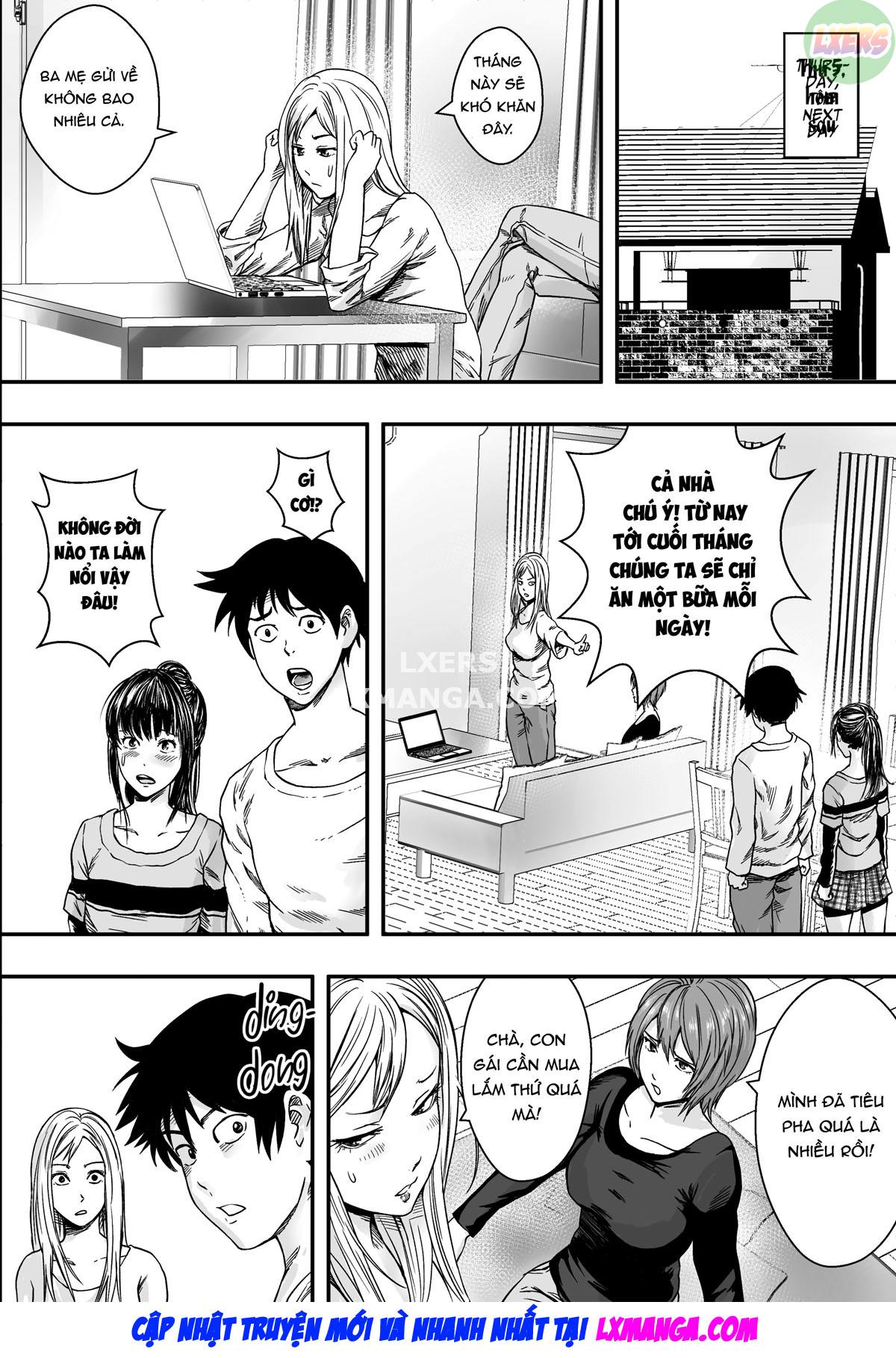 Đọc truyện hentai San Shimai Harem Zen Netorare - Oneshot