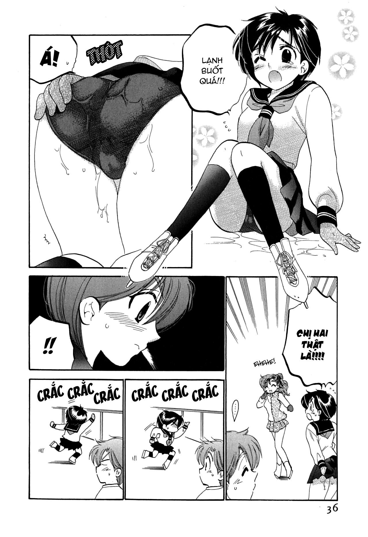 Đọc truyện hentai Mako-chan to Asobo! - Chap 2: Cùng chơi trượt băng nào