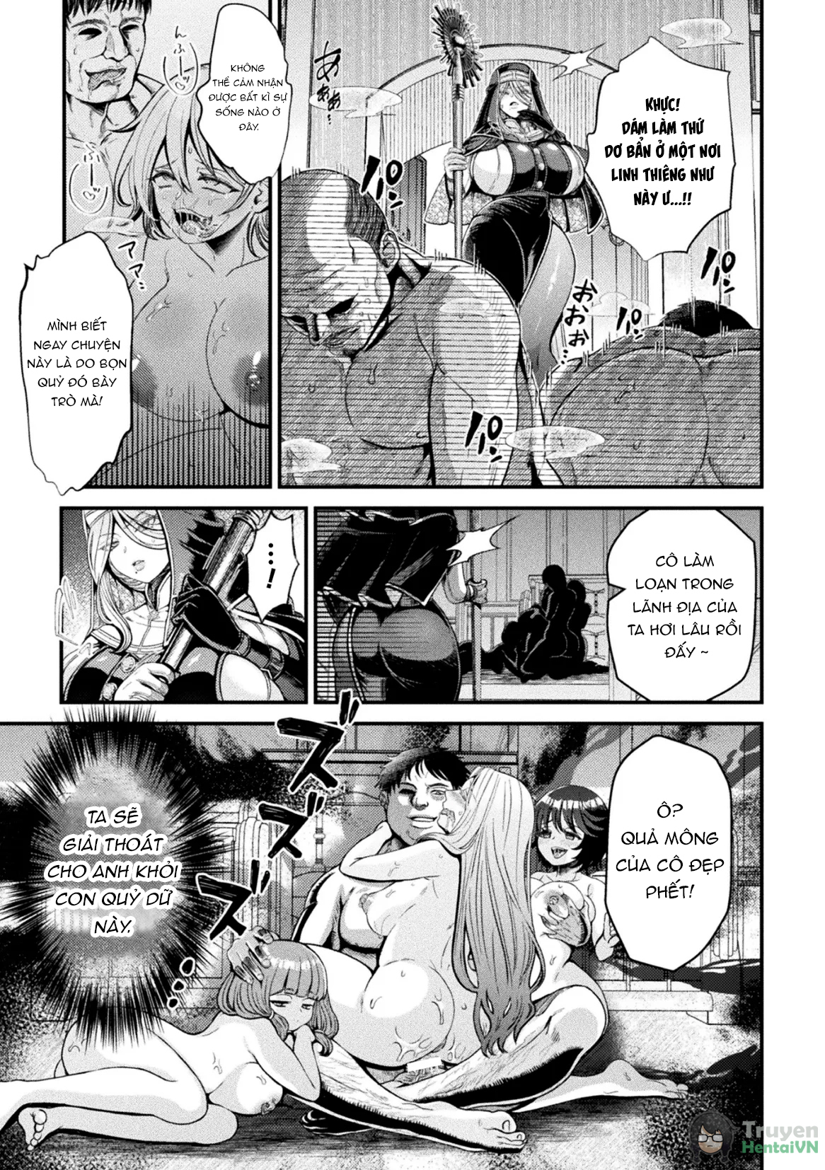 Đọc truyện hentai Akuma Saimin ~Ekusoshisuto no Matsuro~ - Oneshot